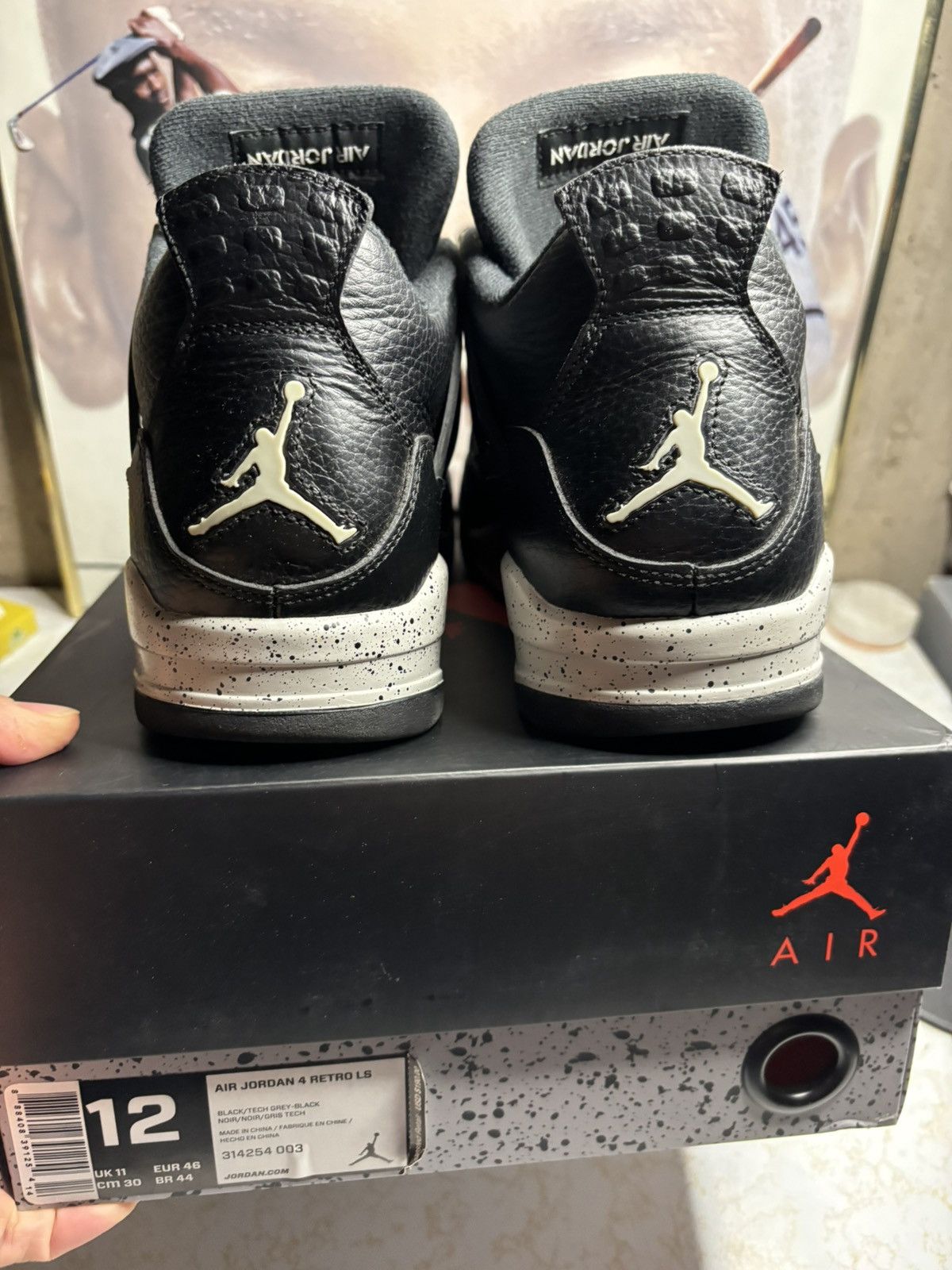 Jordan Brand Air Jordan 4 Retro oreo Size US 12 / EU 45 - 7 Thumbnail