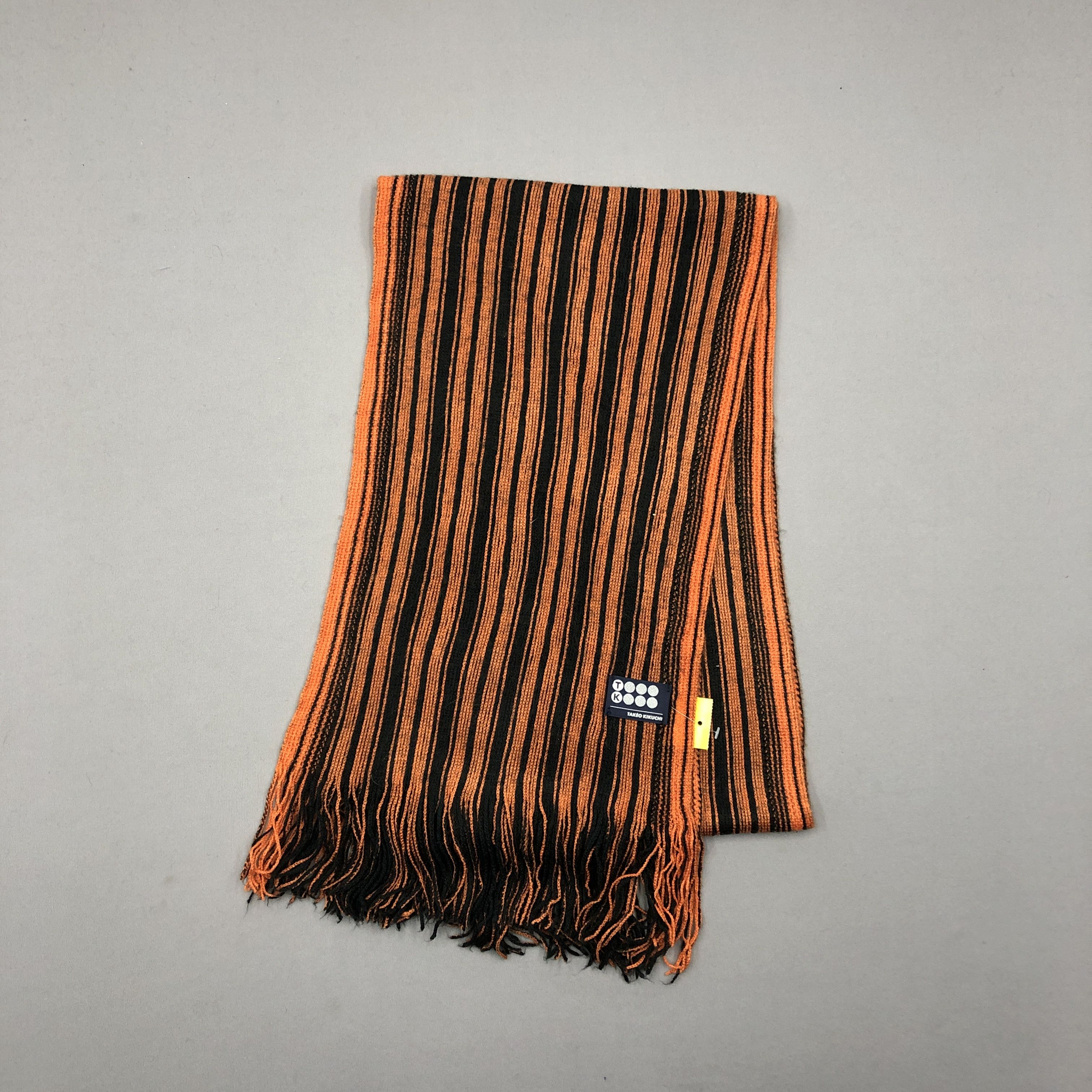 Takeo Kikuchi Vintage Takeo Kikuchi Scarf Ribbed Knit Wool Scarves Size ONE SIZE - 3 Thumbnail