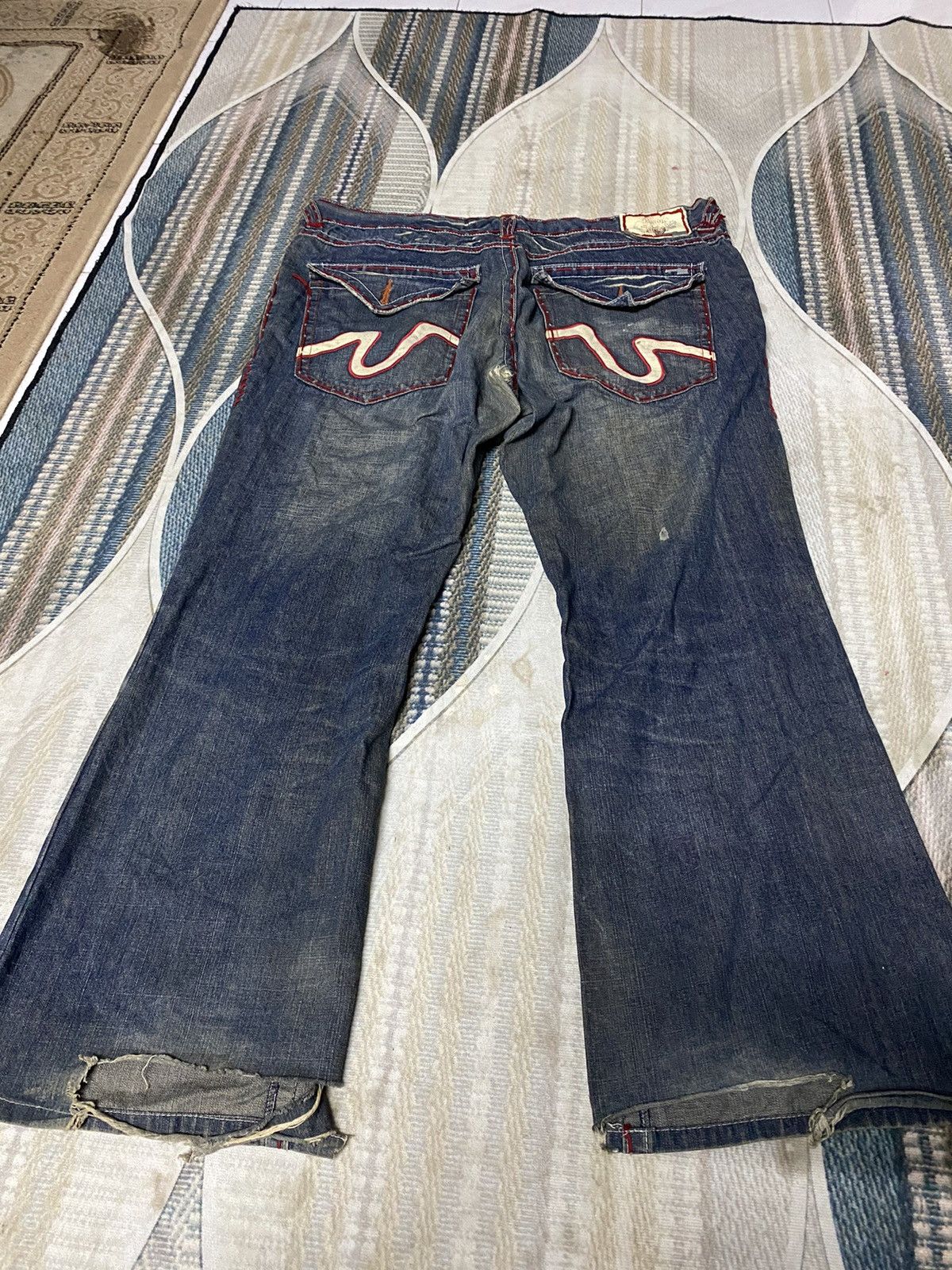 Jean × Vintage Vintage Laguna Beach Jeans Distressed Jean Boot Cut Made Usa Size US 42 / EU 58 - 3 Thumbnail
