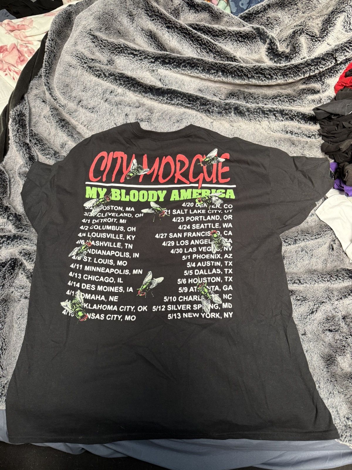 City Morgue City morgue tour tee Size US XXL / EU 58 / 5 - 2 Thumbnail