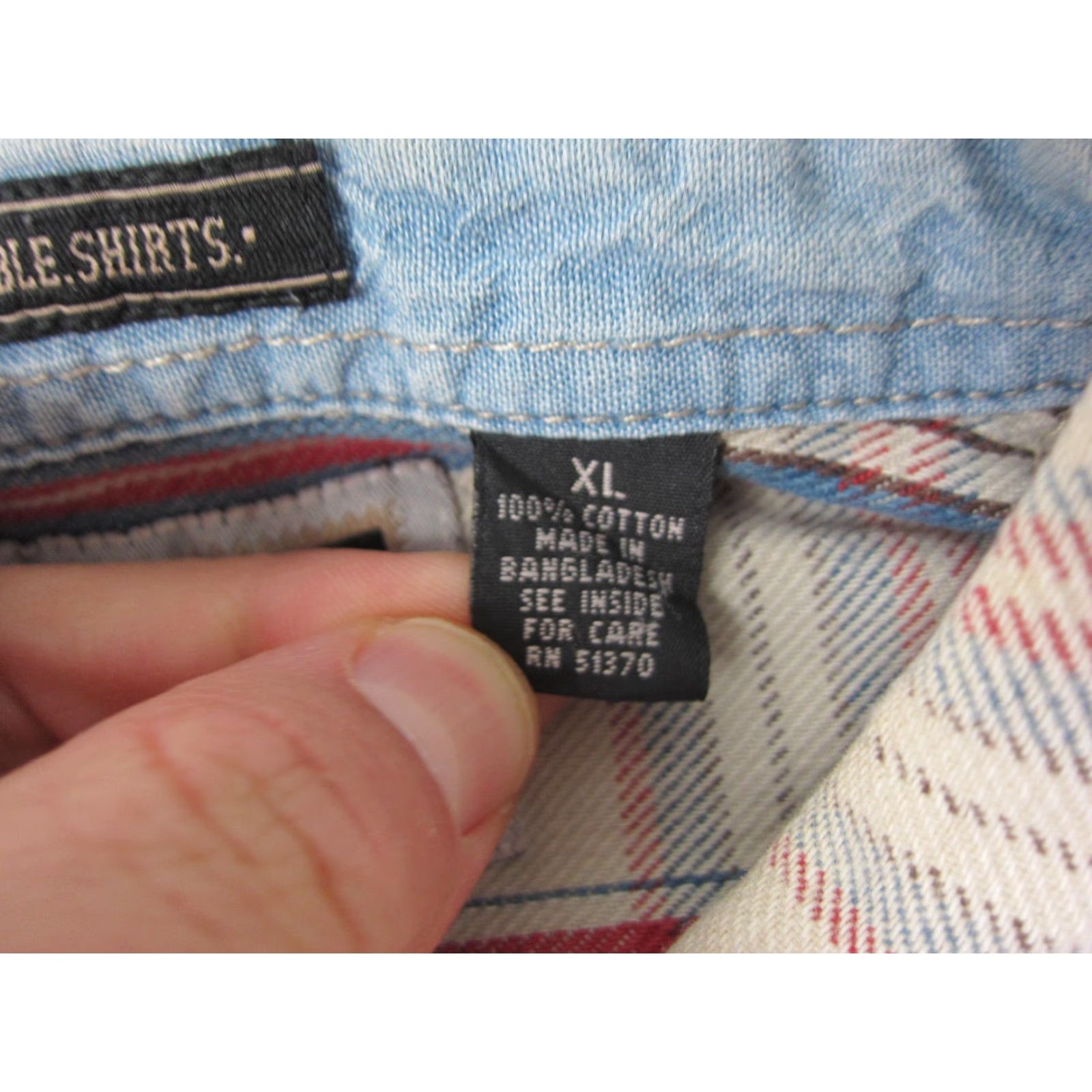 Wrangler VINTAGE Wrangler Shirt Mens XL Red Plaid Western Rodeo 90s Cotton Denim Button-Up Collared Long Sleeve Pockets Men's Size US XL / EU 56 / 4 - 4 Thumbnail