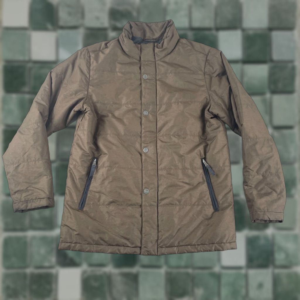 Prana prAna Miro Puffer Jacket Men L Acorn DWR Full Zip Pockets Quilted Outdoors Size US L / EU 52-54 / 3 - 1 Thumbnail