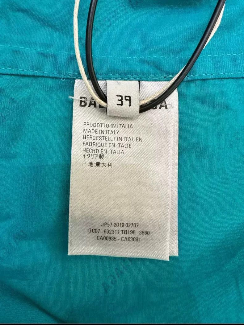 Balenciaga Balenciaga size 39 Dark green barrage logo shirt Size US XS / EU 42 / 0 - 4 Thumbnail