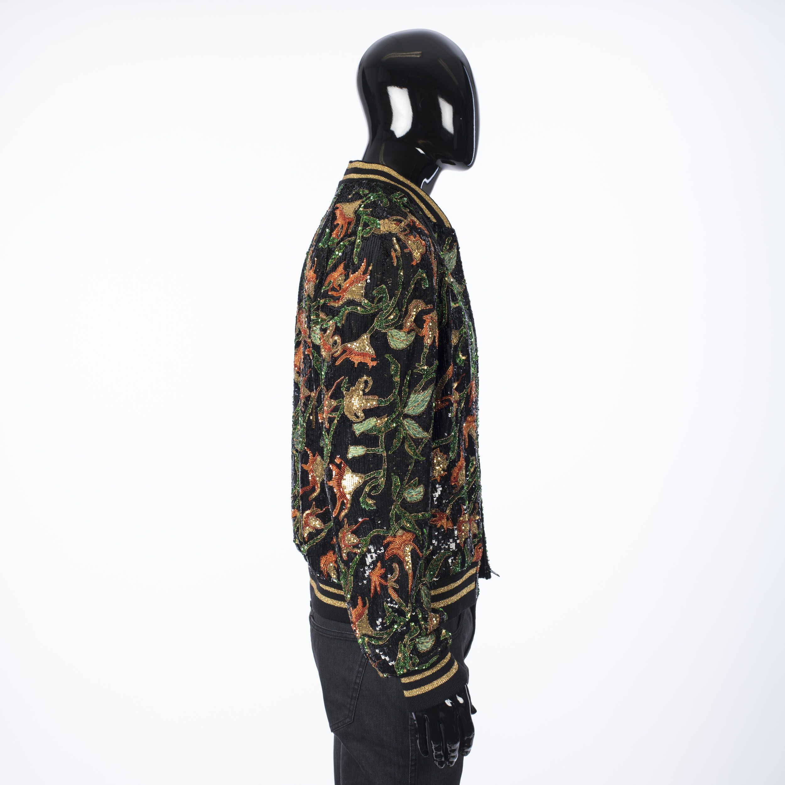 Celine Teddy Jacket With Angels Trumpets Sequins Embroidery Size US M / EU 48-50 / 2 - 7 Thumbnail