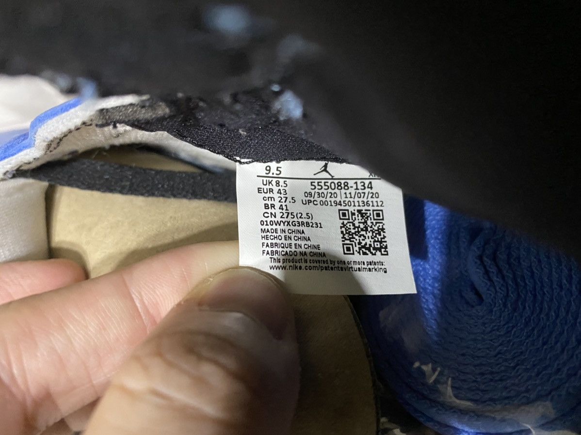 Jordan Brand × Nike Jordan 1 Retro High OG University Blue Size US 9.5 / EU 42-43 - 7 Thumbnail