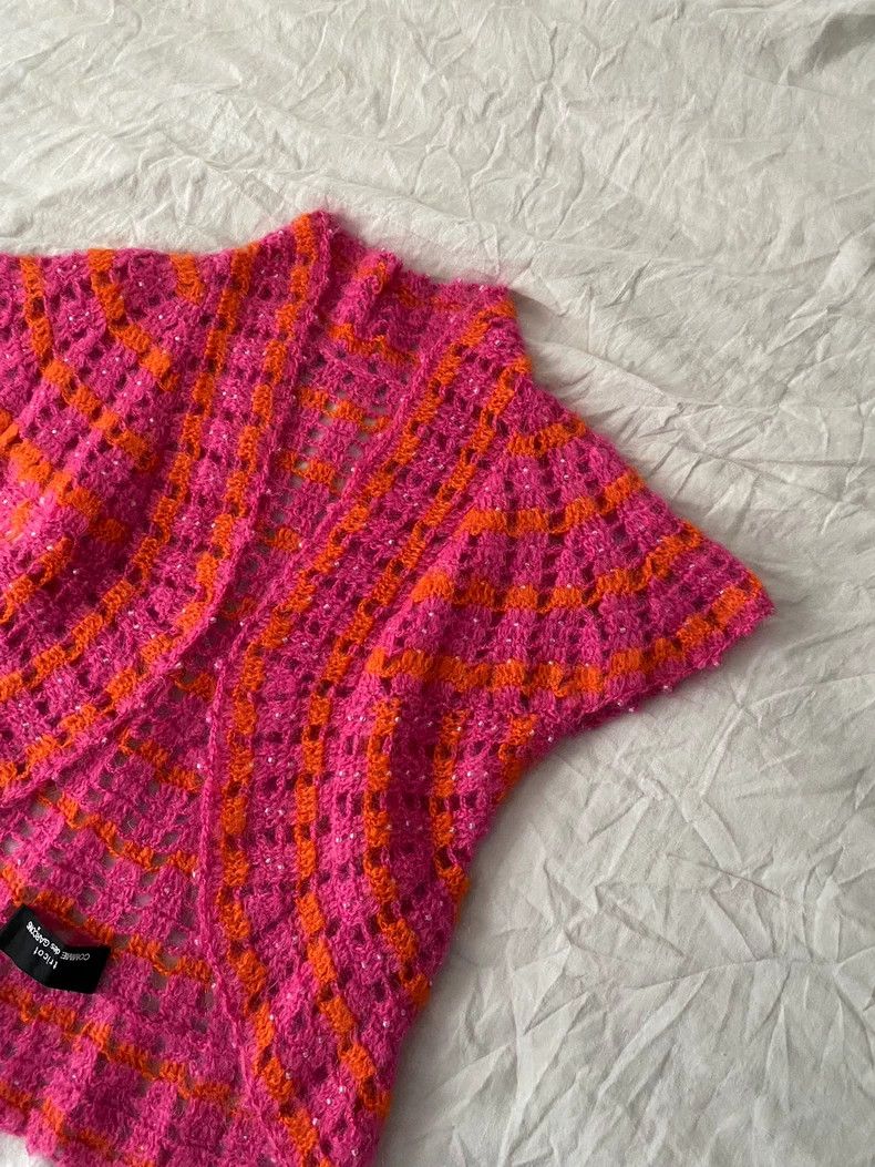 Comme des Garcons comme des garcons Pink bead knitted sweater 2503-Nextarrow Size S / US 4 / IT 40 - 7 Thumbnail