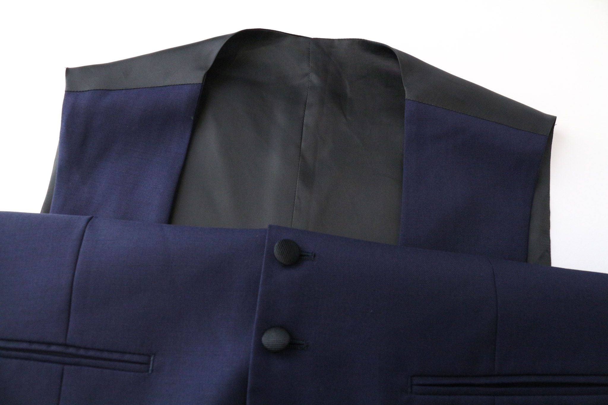 Suitsupply U-NECK UK40R Wool Blue 2 Piece Suit 75698 Size 40R - 7 Thumbnail