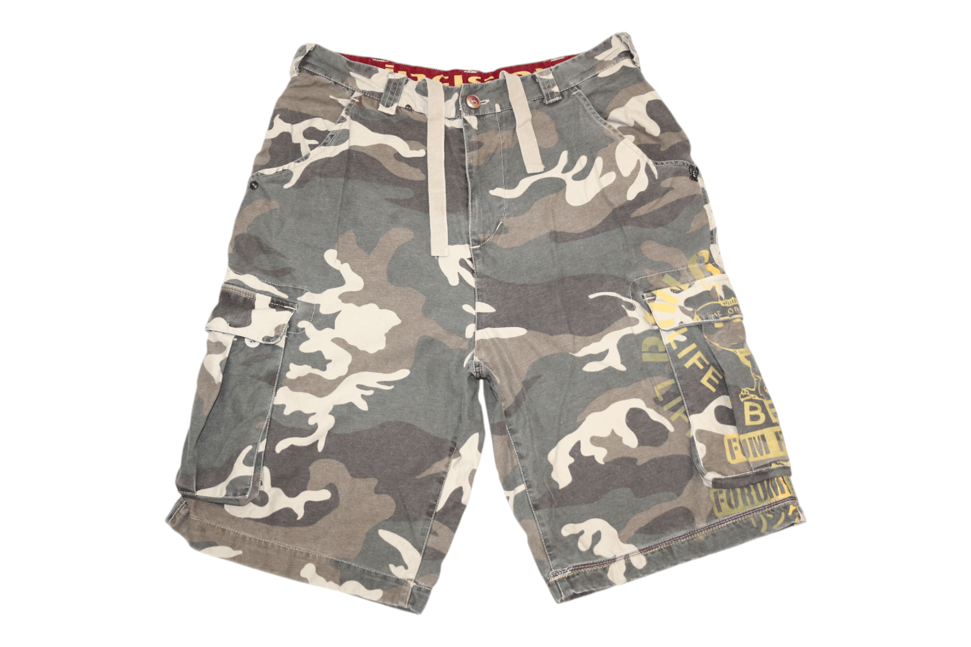 VTG🔥Ringspun Paulo Camo Wash Utility Cargo Shorts