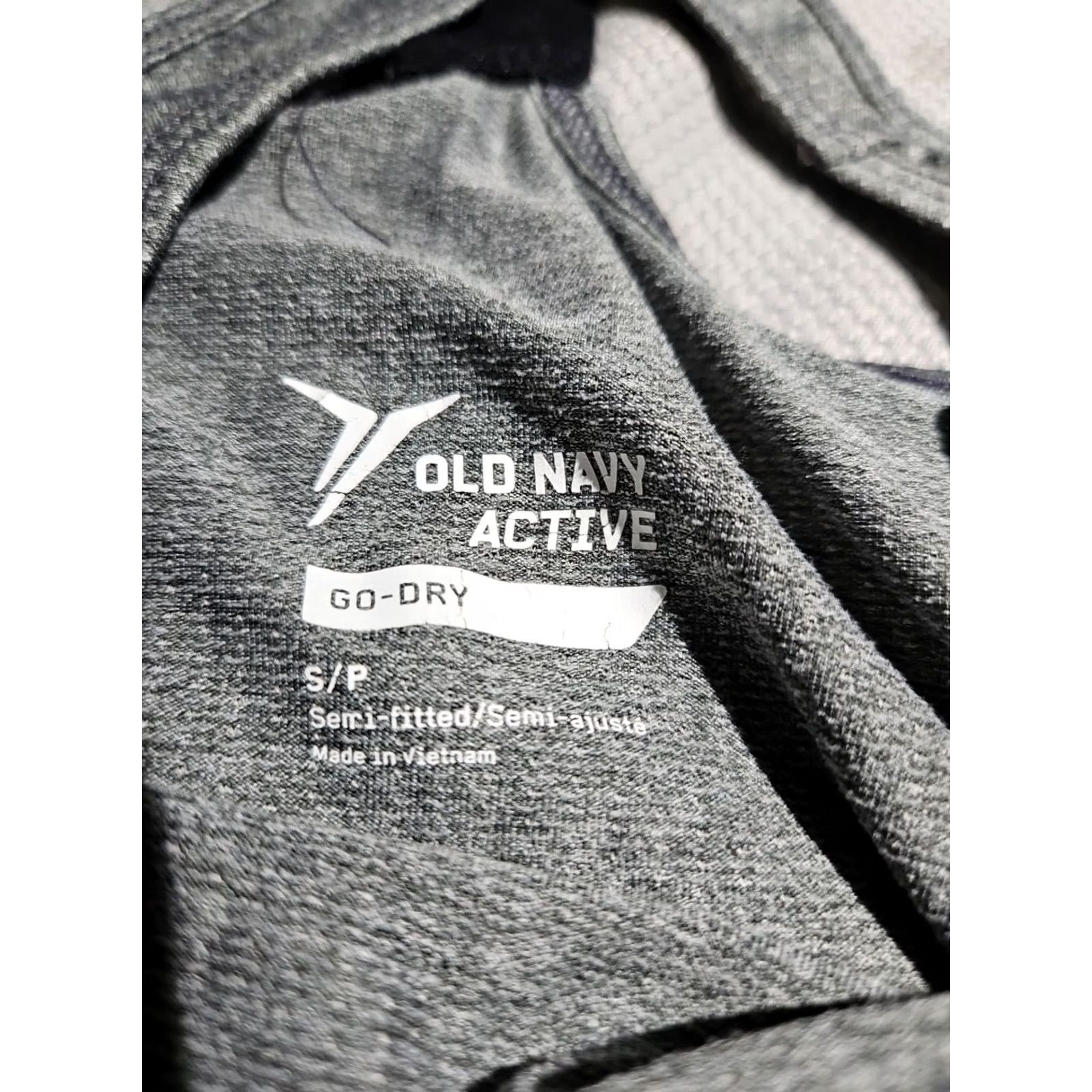 Old Navy Old Navy Active Shirt Womens Gray Small S Go-Dry Athletic Tank Top Racer Back Size S / US 4 / IT 40 - 6 Thumbnail