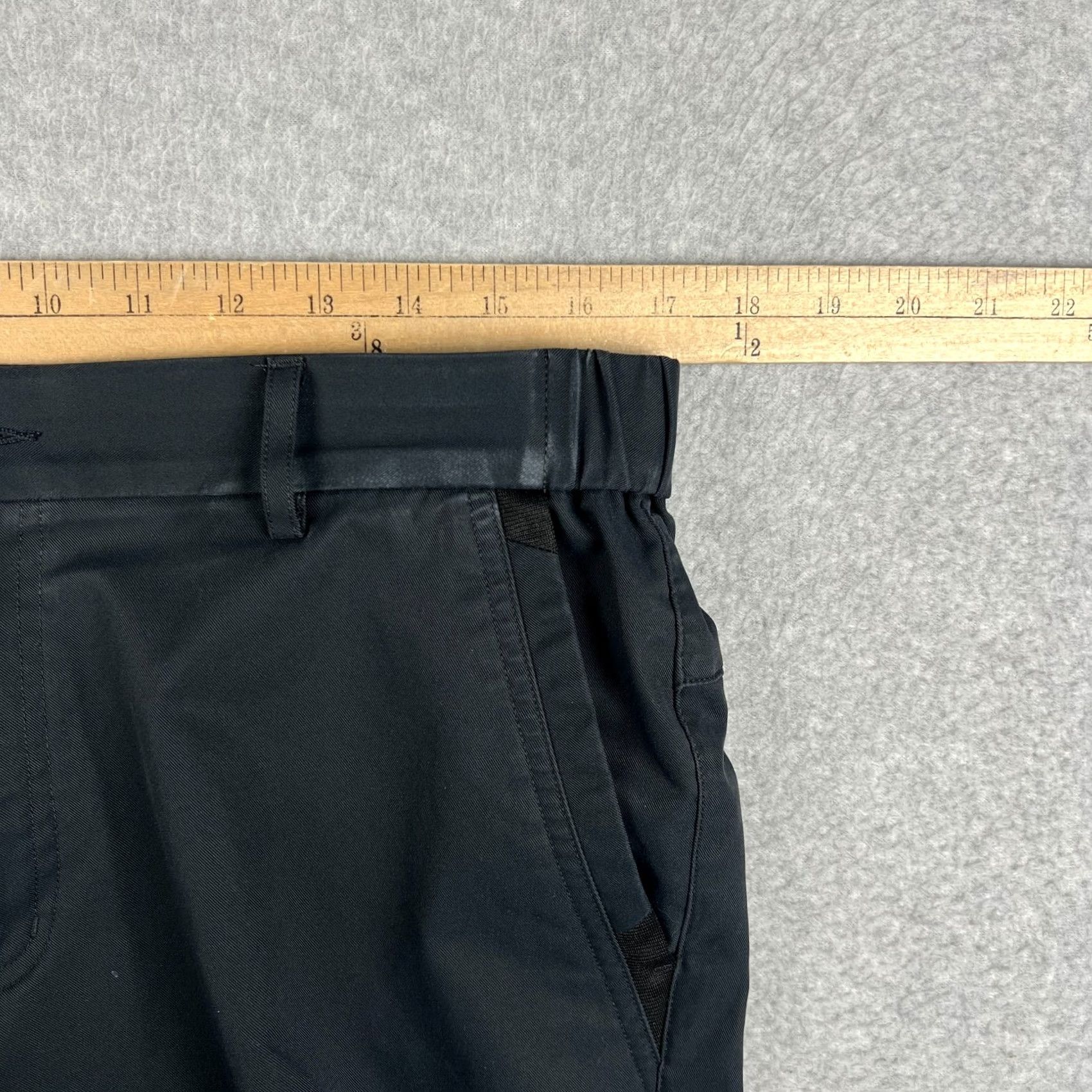Vintage Jack Archer Jetsetter Pants Mens Black Commuter Tech Stretch Performance 33x30 Size US 33 - 4 Thumbnail