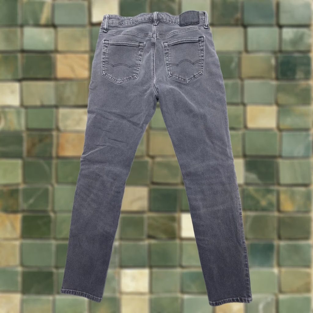 American Eagle Outfitters American Eagle Outfitters Jeans Mens 29x32 Slim Distressed Grunge 5-Pocket Denim Gray Leather Logo? Size US 29 - 1 Thumbnail