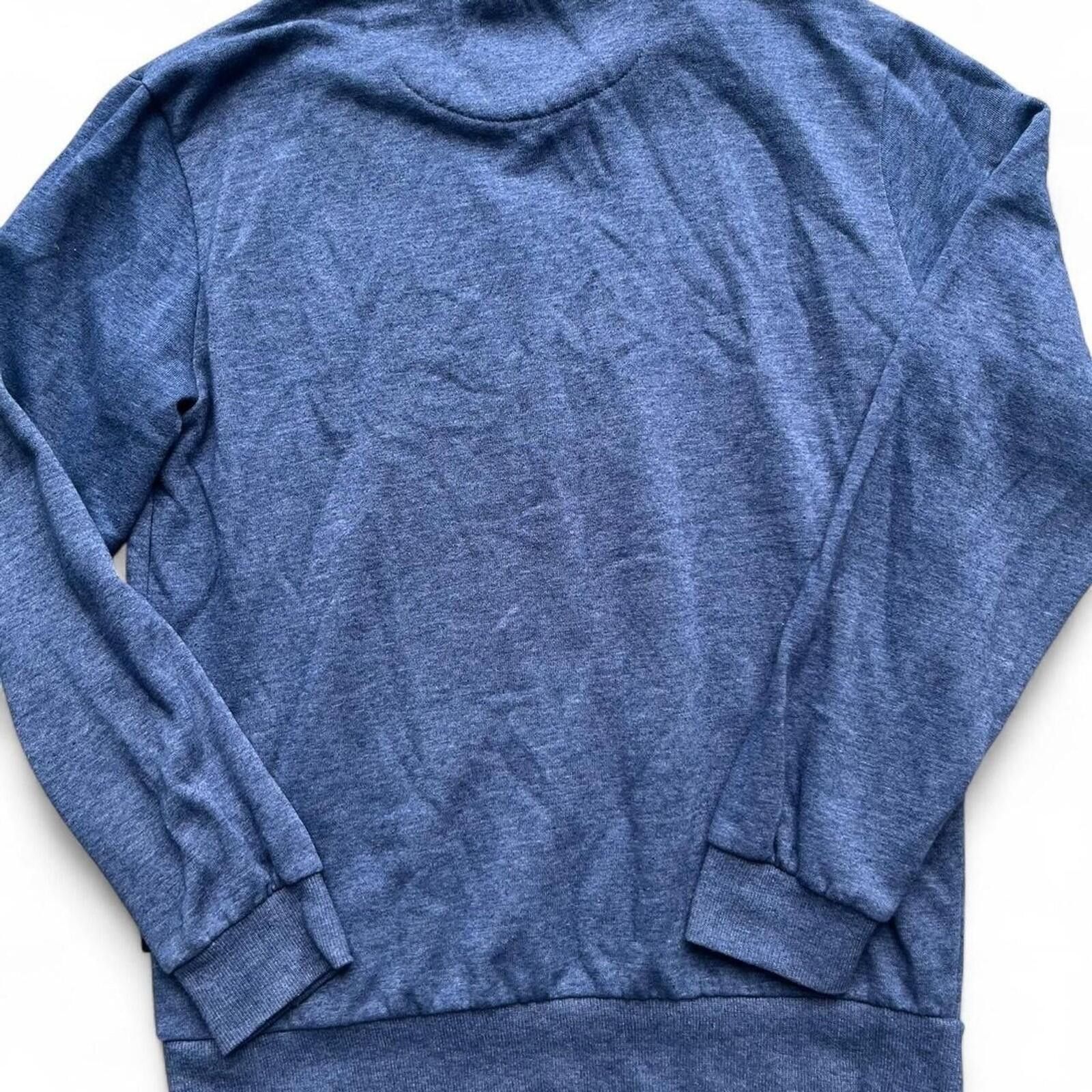 Cotton On Cotton On Blue Hustle Grunge Medium Crewneck Sweatshirt Size US M / EU 48-50 / 2 - 3 Thumbnail