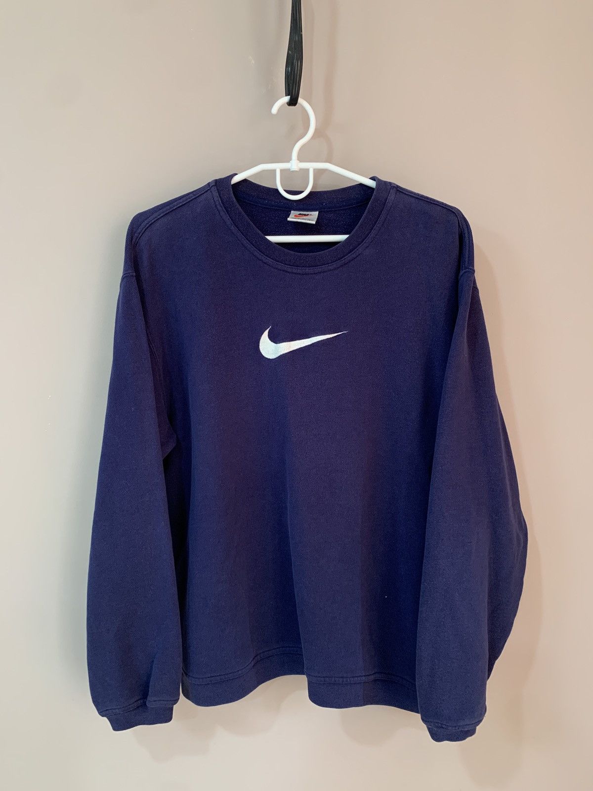 Vintage Womens Nike Vintage 90s Swoosh Sweatshirt Retro Size M Size M / US 6-8 / IT 42-44 - 1 Thumbnail