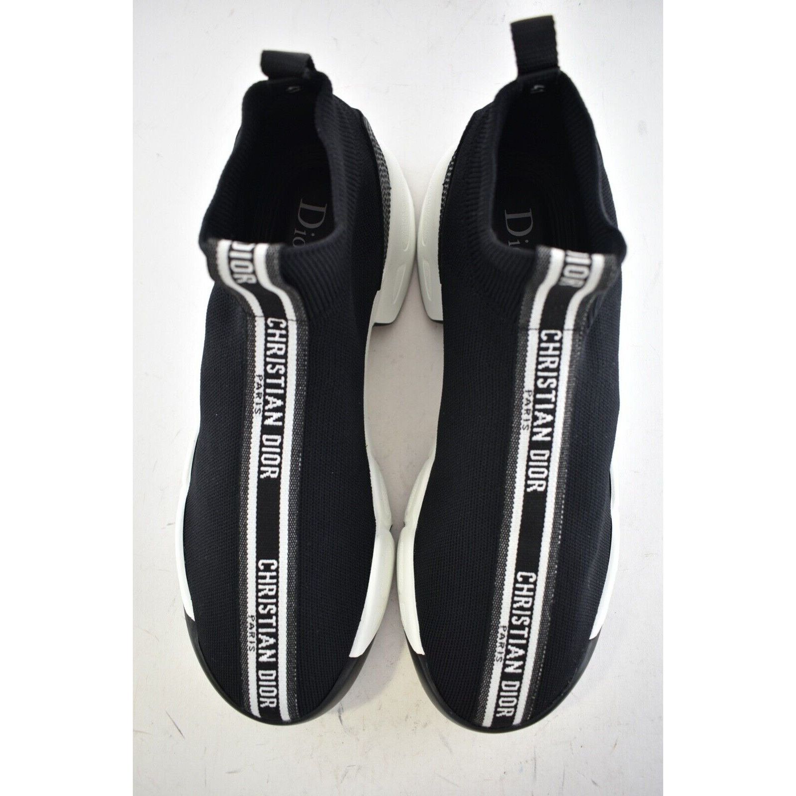 Dior Dior F. Two Point Zero Black Knit Flat Trainer Sneaker 41.5 Size US 11.5 / IT 41.5 - 7 Thumbnail