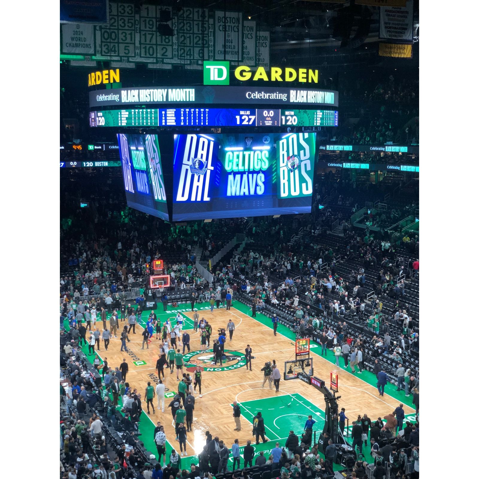 NBA Boston Celtics v Dallas Mavericks 2/6/25 Roster Poster Size ONE SIZE - 8 Thumbnail