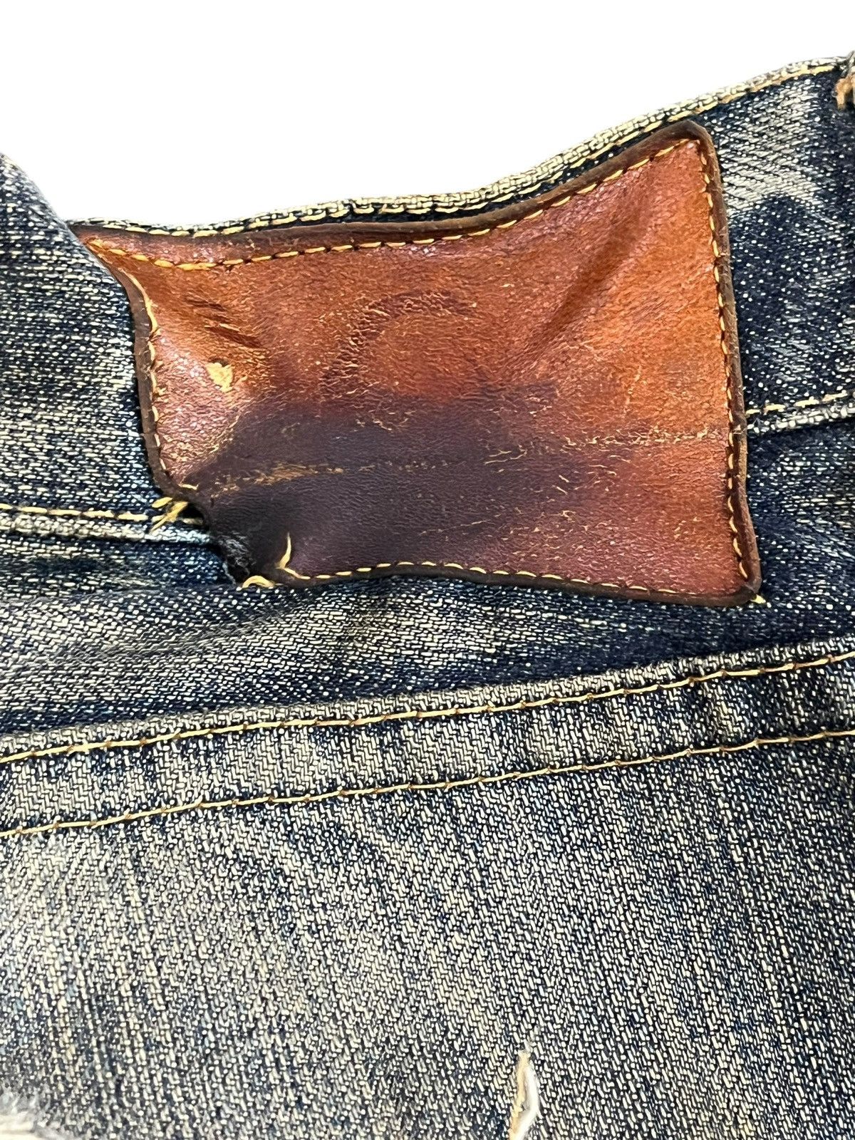 Eternal × If Six Was Nine × Japan Blue Vintage Eternal Mudwash Ripped Distressed Denim Size US 35 - 8 Thumbnail