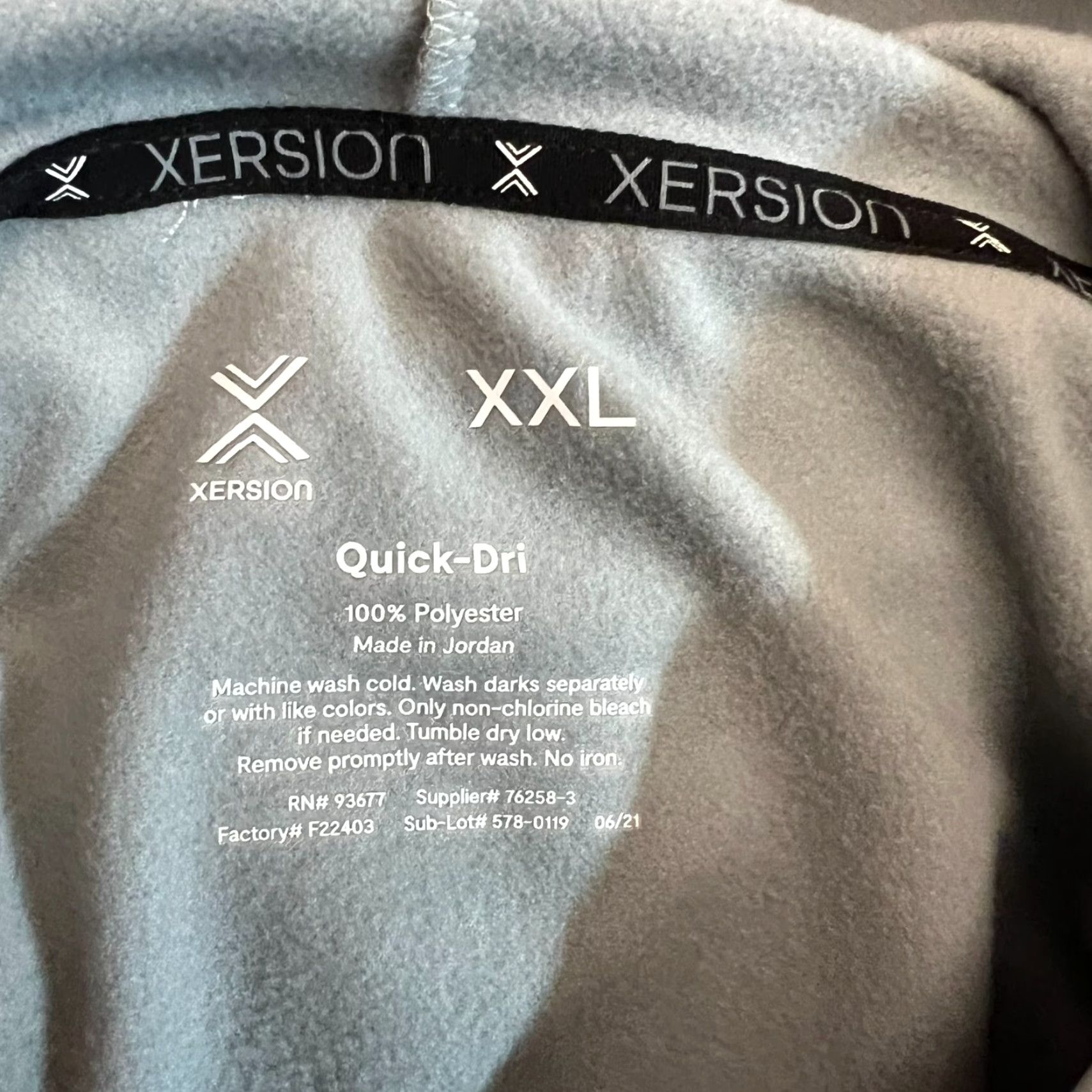 Vintage Xersion Hooded Sweatshirt Mens Size 2XL Gray Quick-Dri Size US XXL / EU 58 / 5 - 7 Thumbnail