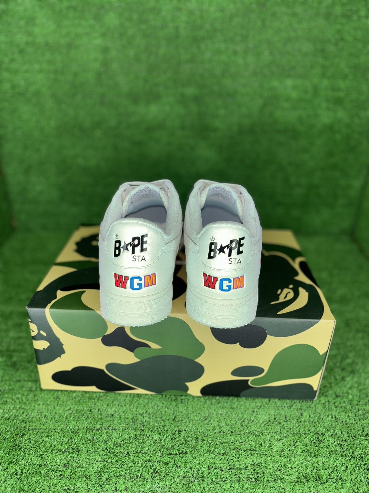 Bape BAPE SHARKSTA WHITE SIZE 9 Size US 9 / EU 42 - 5 Thumbnail