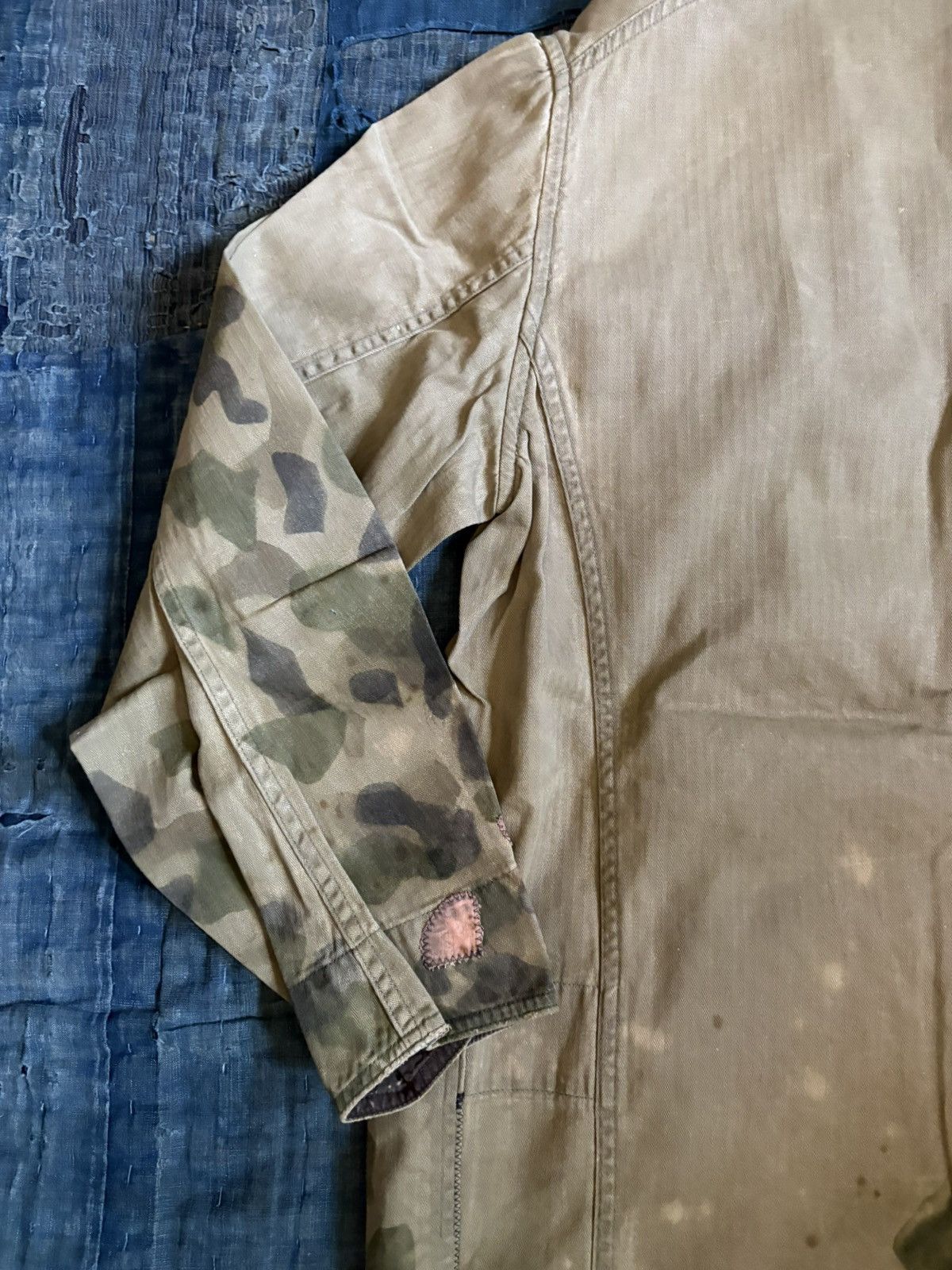Kapital Kapital oiled cotton coverall camouflage patchwork Size US L / EU 52-54 / 3 - 10 Thumbnail