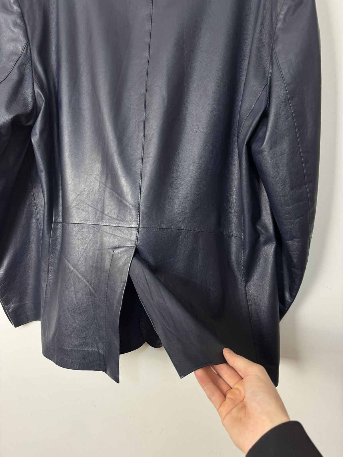 Bruno Magli Bruno Magli Real Leather Blazer Luxury Italian Designer Size 48R - 11 Thumbnail