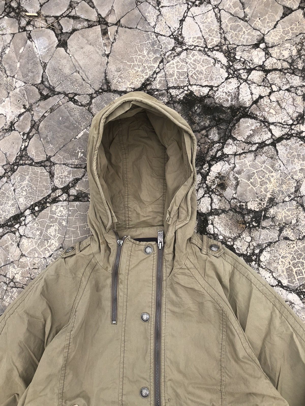 Japanese Brand Vintage Japanese Brands Evisu Military Zipper hoodie Jacket Size L / US 10 / IT 46 - 3 Thumbnail