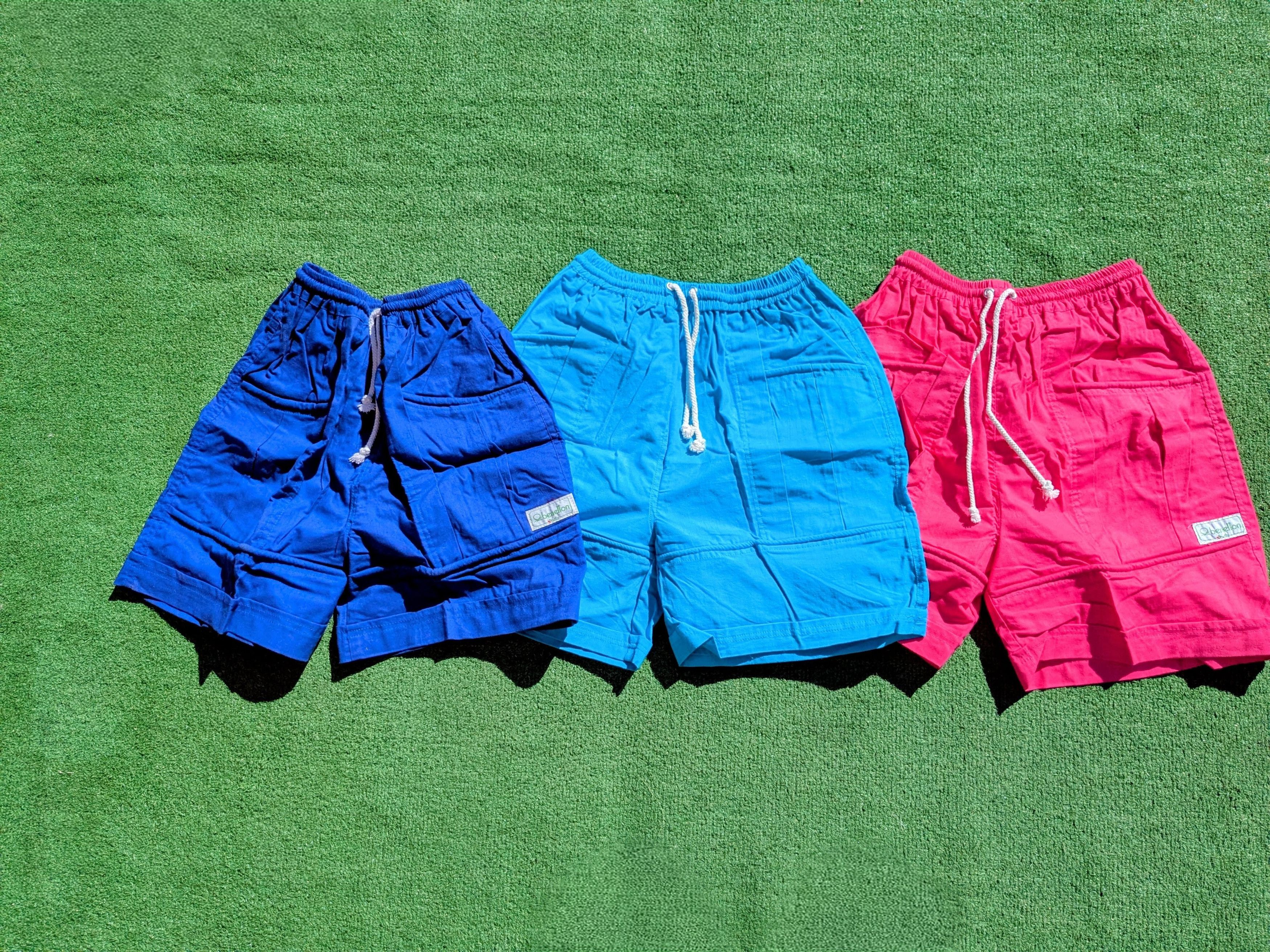 Other VTG Neon High Waisted Pleated Cotton 1990s 3Pc Short Set Size 24" / US 00 / IT 34 - 2 Thumbnail