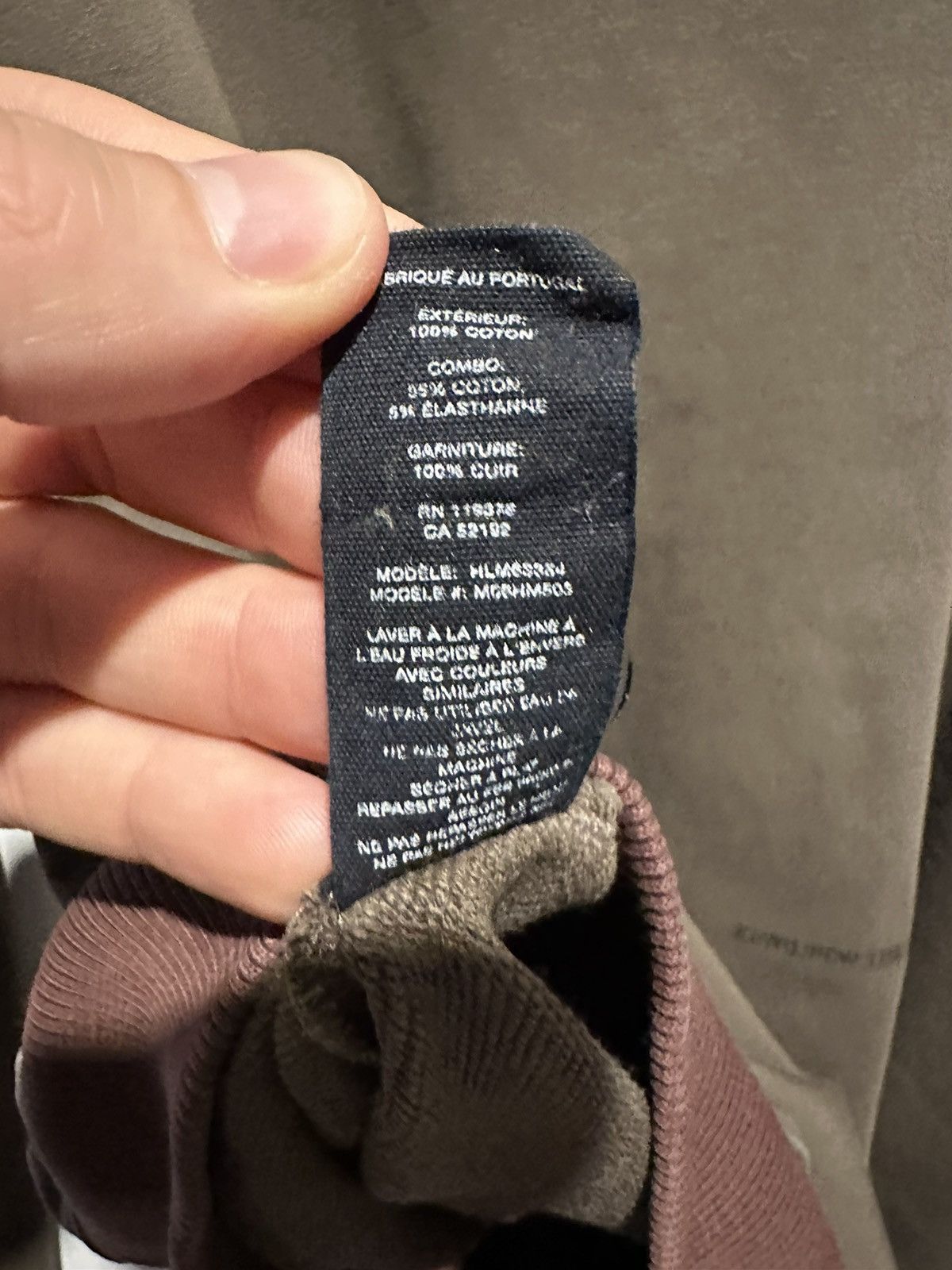 Helmut Lang Helmut Lang Khaki Combo Hoodie Olive Size US S / EU 44-46 / 1 - 9 Thumbnail
