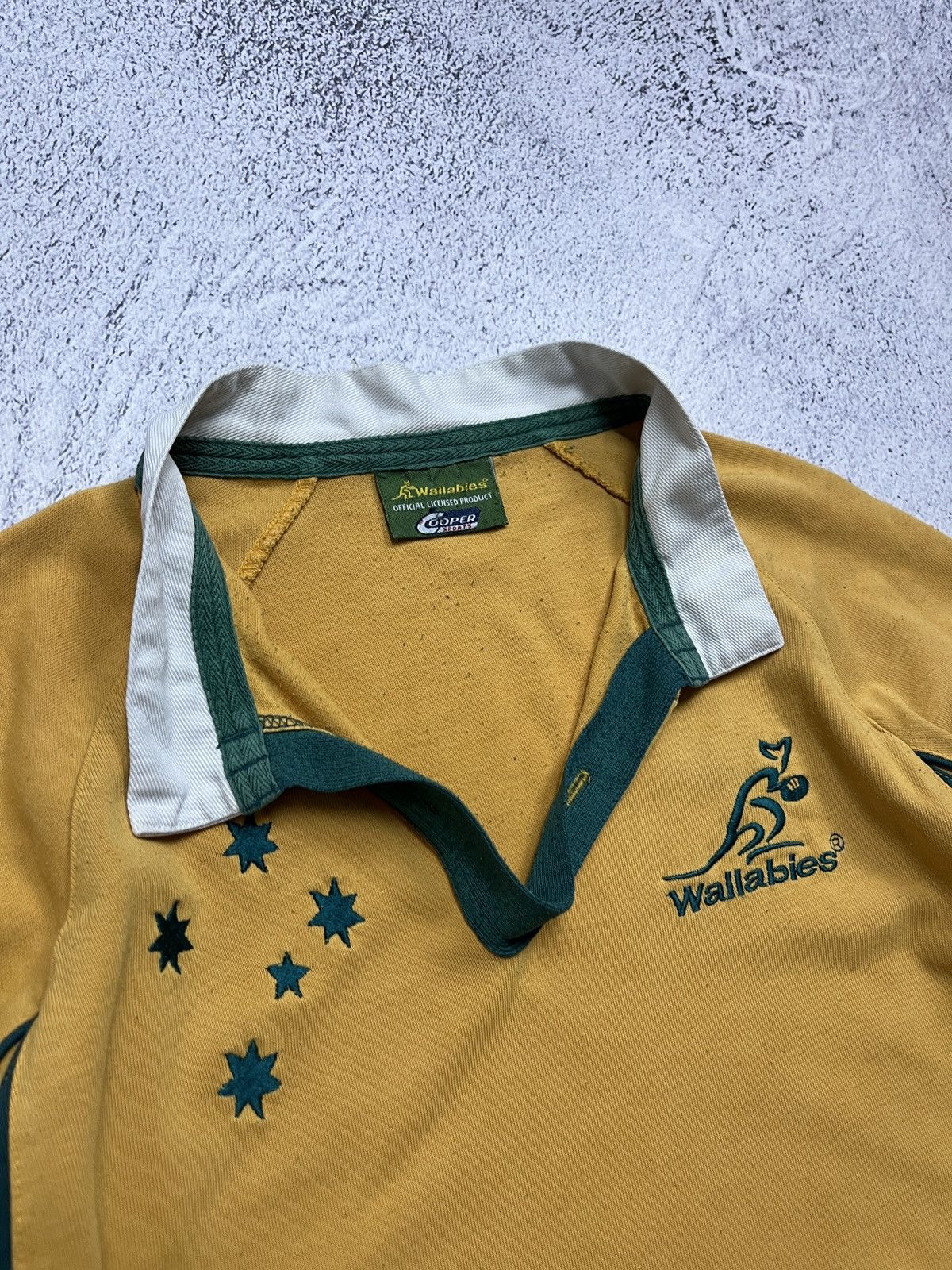 Vintage Vintage Canterbury Australian Wallabies Rugby Polo Shirt Size US XXL / EU 58 / 5 - 6 Thumbnail