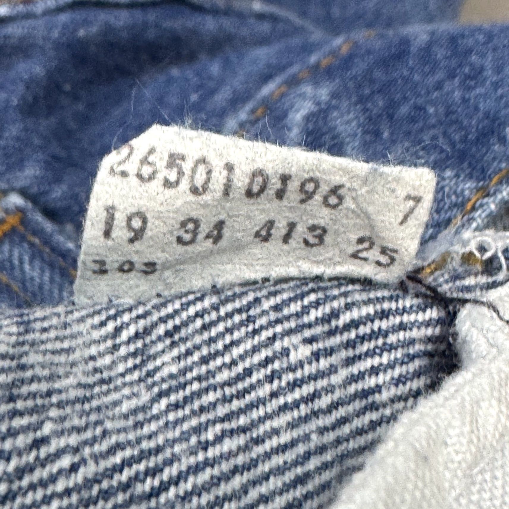 Levi's VINTAGE Levi's 501 Jeans Womens 24x27 Blue 80s Fuzzy Button Fly Denim Pants Dark Jeans Women, 501, 80s, Levi's, Blue, Dark, 90s Size 42" / US 20 - 5 Thumbnail