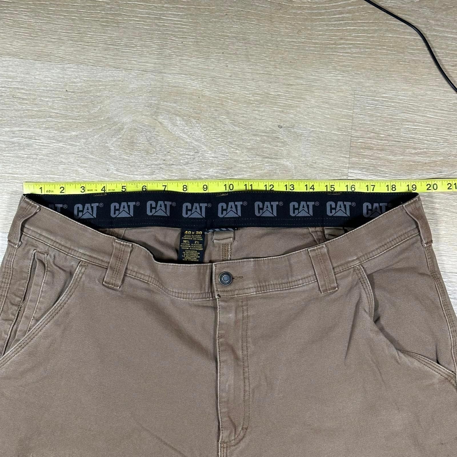 Caterpillar CAT Mens Flex Waist Band Cellular Pocket Utility Pants 40x30 Size US 40 / EU 56 - 6 Thumbnail