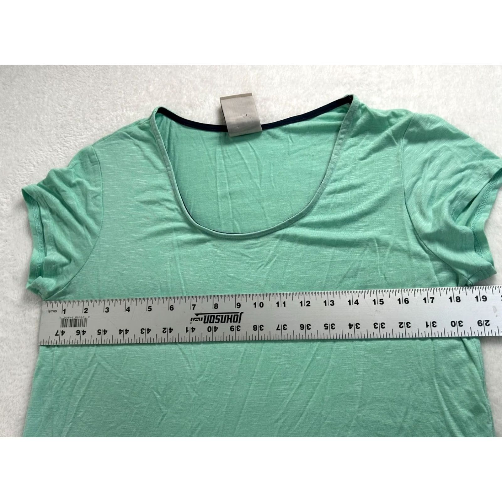 Anthropologie Dolan Anthropologie Womens Mint Blue Colorblock High Low Tunic T-Shirt Top Large Size L / US 10 / IT 46 - 7 Thumbnail