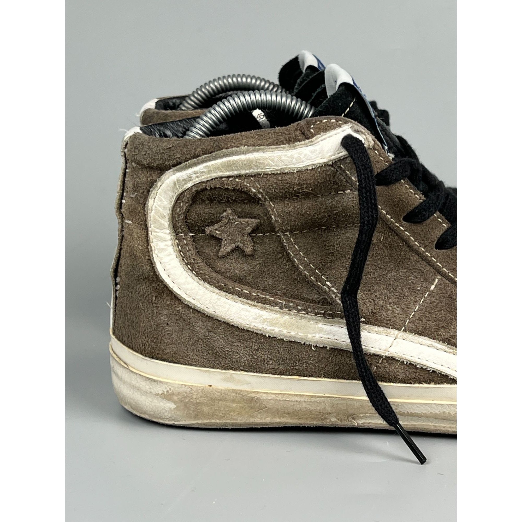 Golden Goose Vintage Golden Goose Hi Top Suede Sneakers (Y0866) Size US 7 / IT 37 - 2 Thumbnail