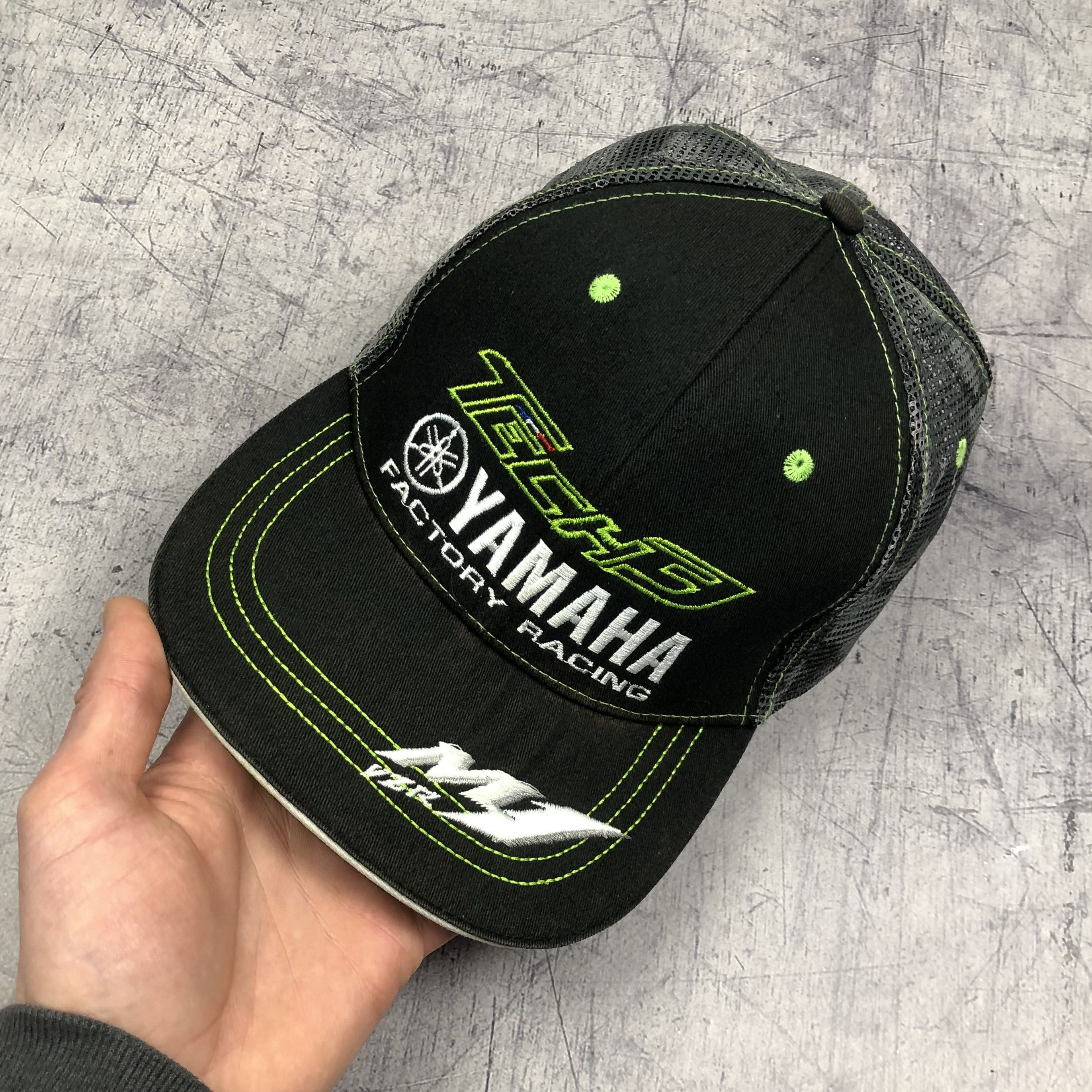 Yamaha Y2K Yamaha Factory Racing Trucker Cap Tech Size ONE SIZE - 3 Thumbnail