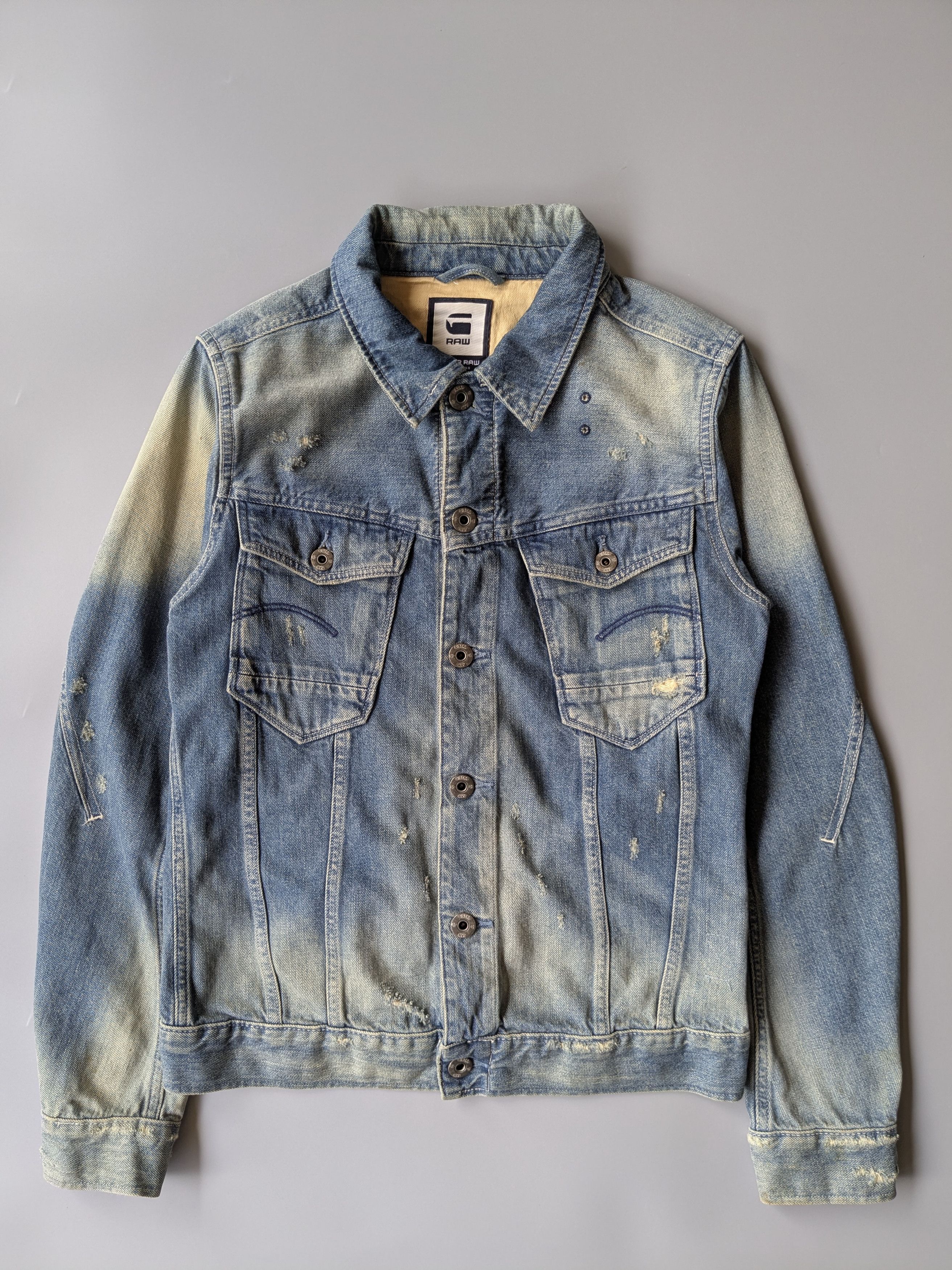 Diesel G Star Raw Type 3 buckle back trucker jeans Size US M / EU 48-50 / 2 - 1 Thumbnail