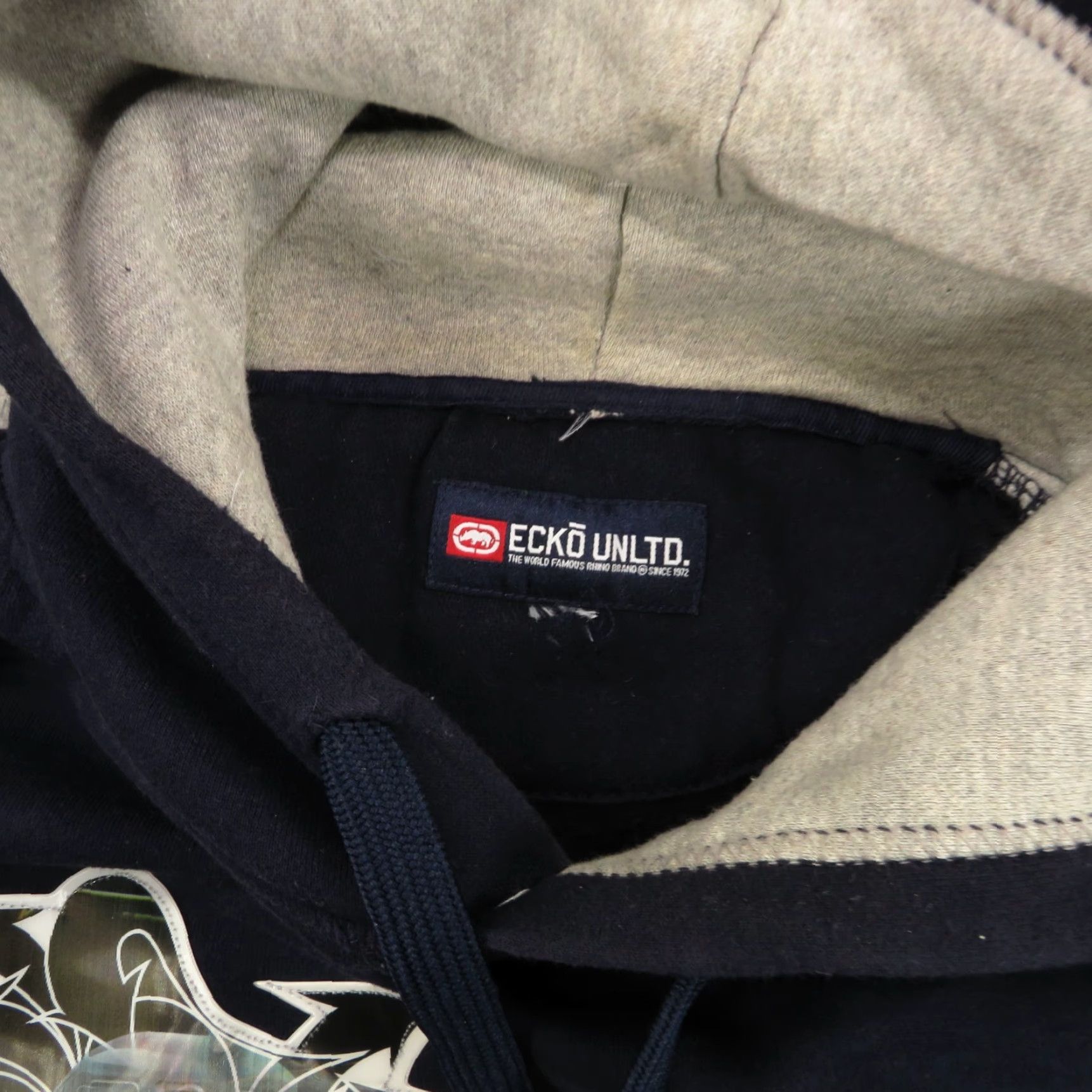 Ecko Unltd. VINTAGE ECKO UNLTD Hoodie Mens XL Blue Logo Graffiti Grunge 90s Skater Pockets Zipper Hoodie Size US XL / EU 56 / 4 - 7 Thumbnail