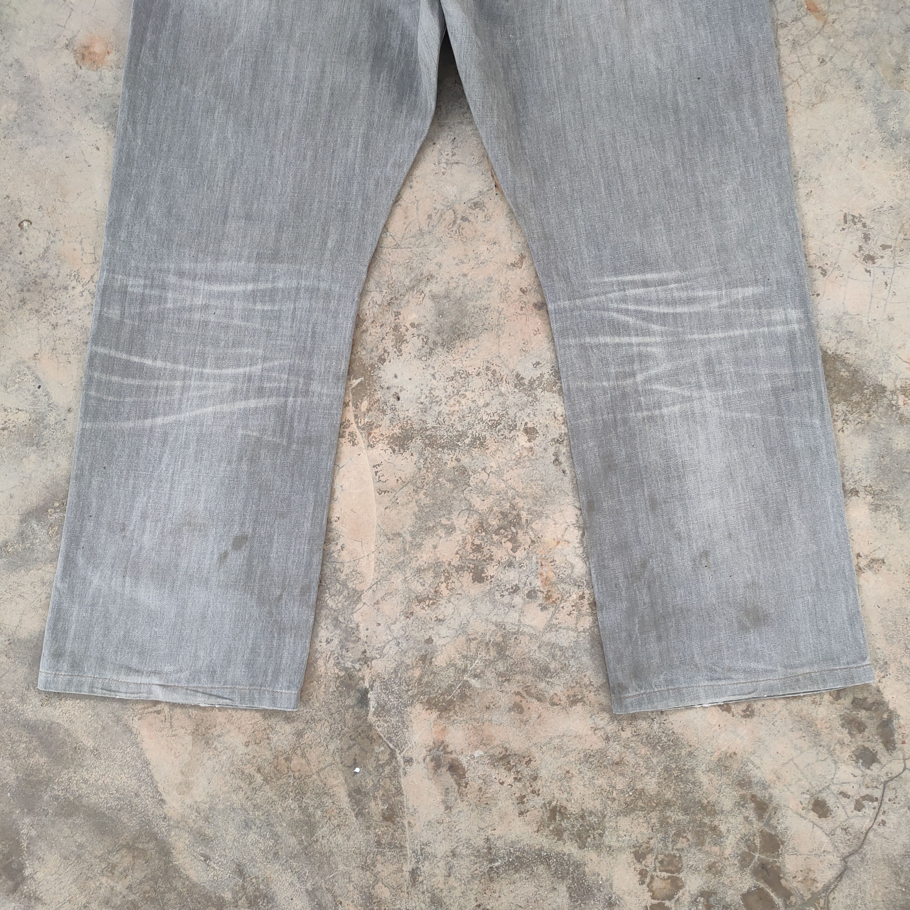 Japanese Brand × Vintage W39 VINTAGE JAPANESE FADED DISTRESSED JEAN PANTS Size US 39 - 9 Thumbnail