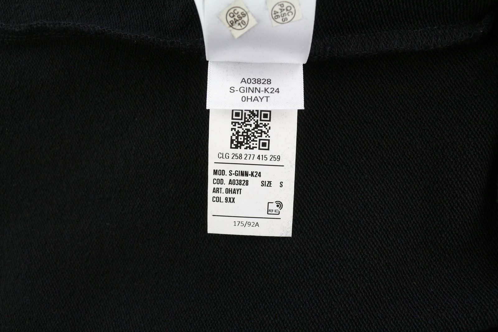 Diesel S-GINN-K24 S Black Front Logo Sweatshirt 41016 Size US S / EU 44-46 / 1 - 11 Thumbnail