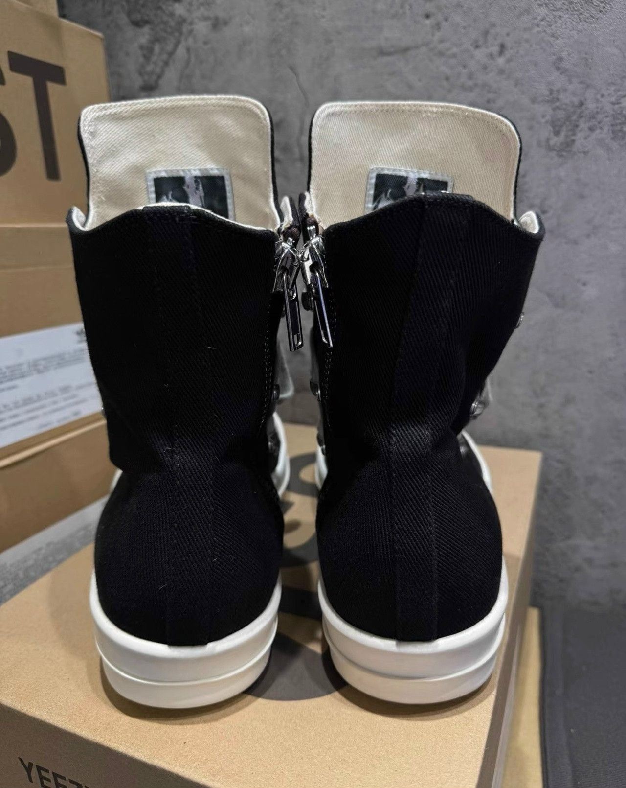 Rick Owens Drkshdw Rickowens Drkshdw Black Canvas Five-Pointed Star Size US 9.5 / EU 42-43 - 7 Thumbnail