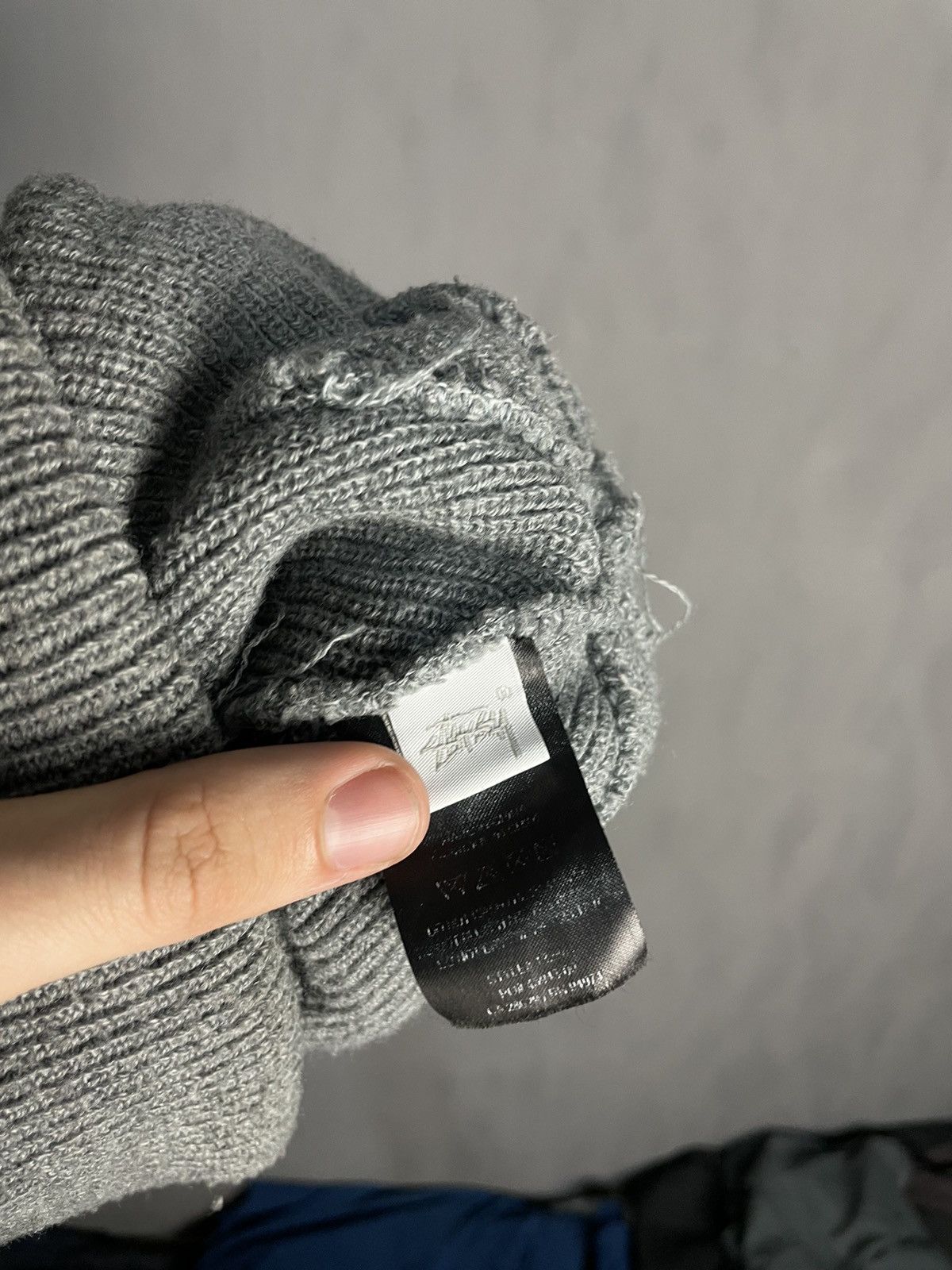 Stussy Gray Stussy Beanie Size ONE SIZE - 4 Thumbnail