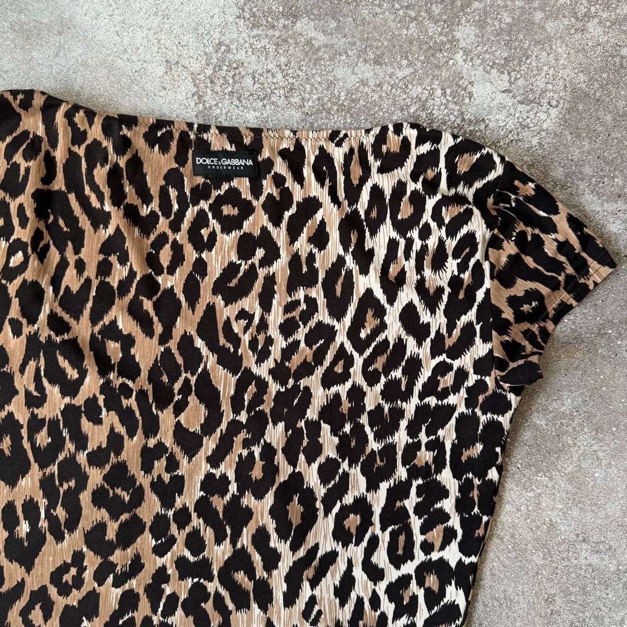 Dolce & Gabbana D&G Dolce & Gabbana Underwear Leopard T-Shirt Size S / US 4 / IT 40 - 8 Thumbnail