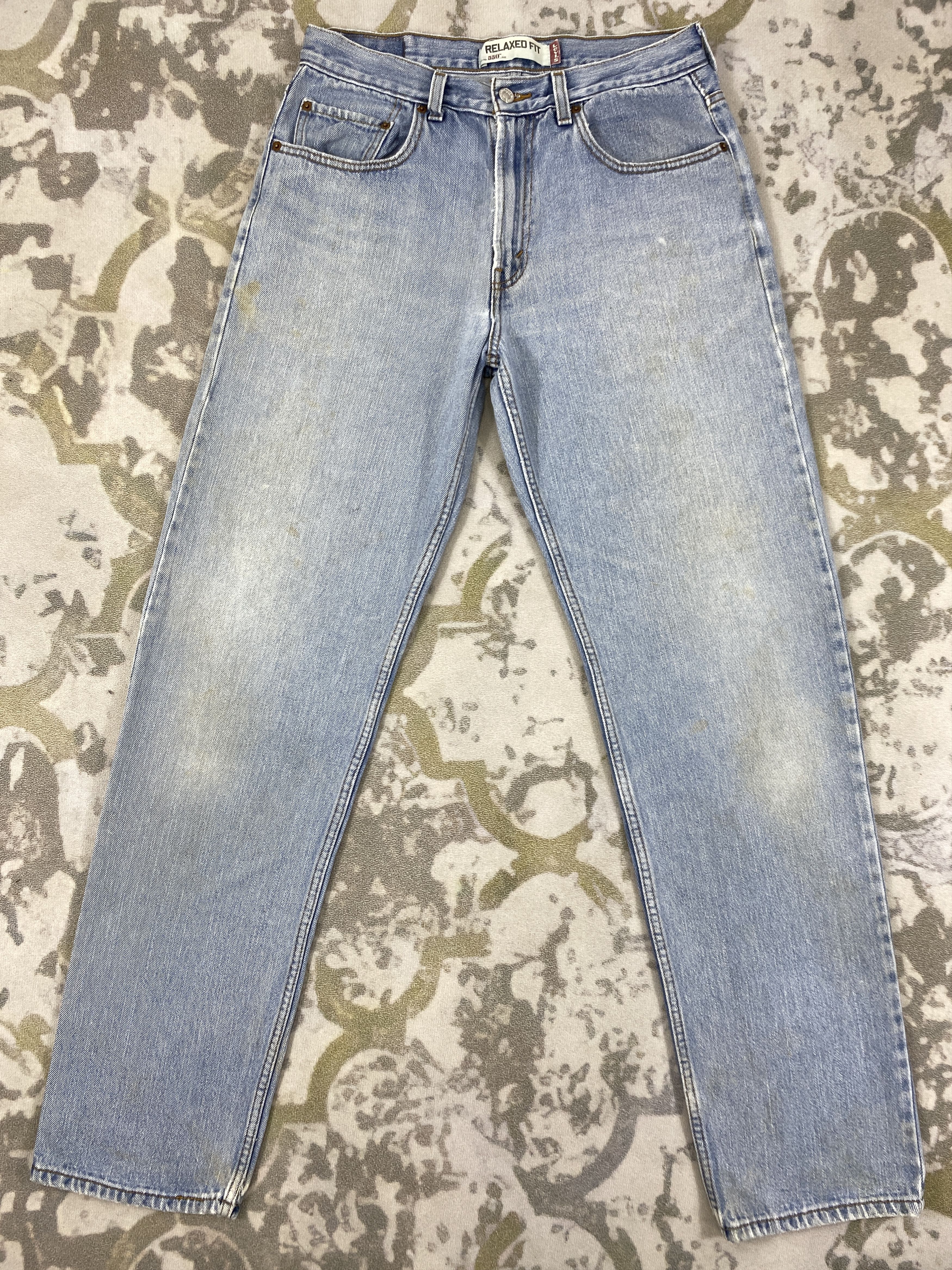 Levi's Light Wash Vintage Levi's 550 Relaxed Fit Denim -JN726 Size US 31 - 1 Thumbnail