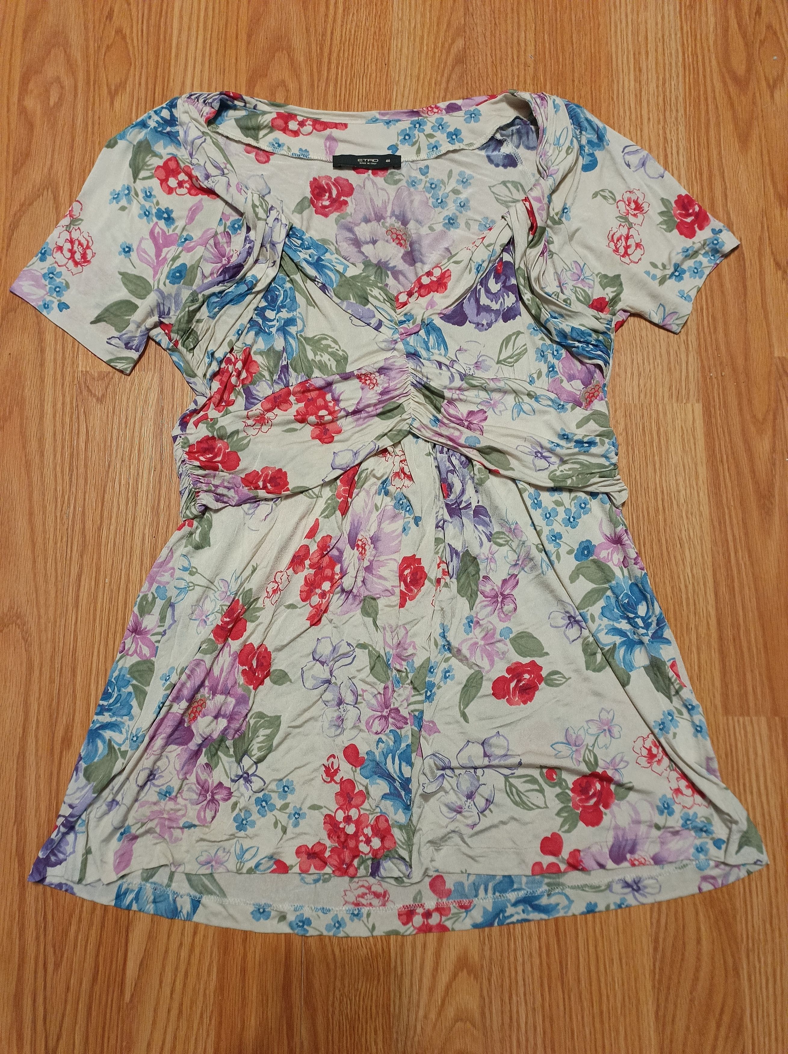 Etro ETRO Milano Floral Designer Blouse Size IT 46 Size L / US 10 / IT 46 - 5 Thumbnail