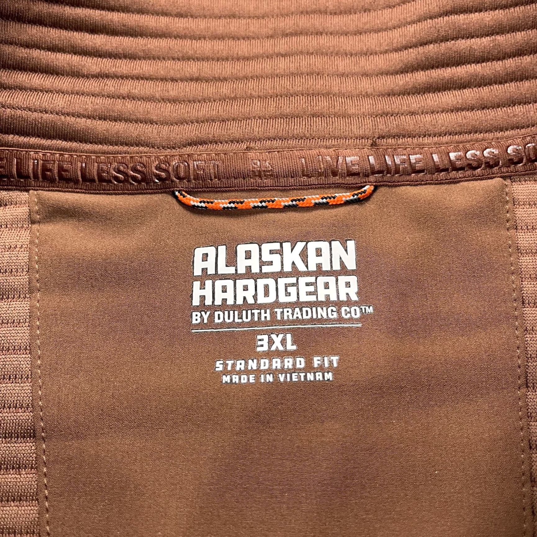 Logo 7 Duluth Vest Mens 3XL Orange Quilted Full Zip Logo Winter Hiking Hunting Workwear Size US XXL / EU 58 / 5 - 4 Thumbnail