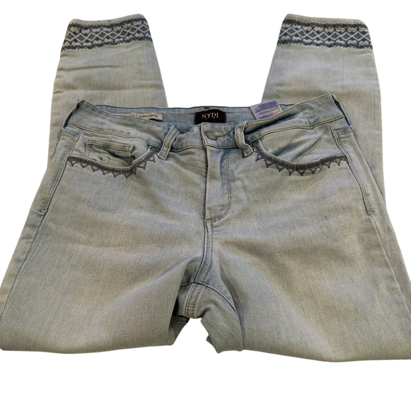 NYDJ NYDJ AMI Skinny Ankle Jeans - Size 8 - Excellent Condition Size 30" / US 8 / IT 44 - 3 Thumbnail