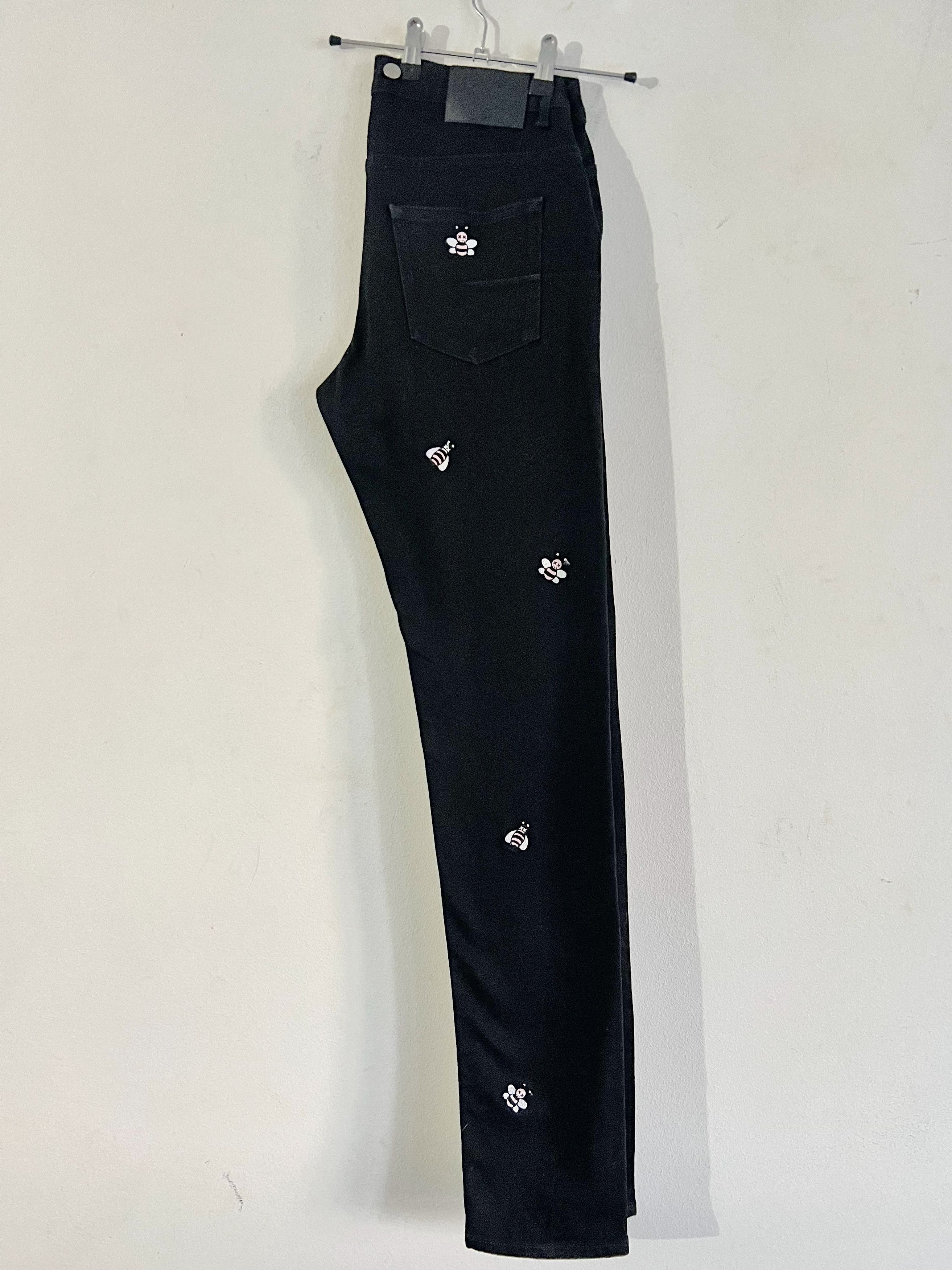 Dior × Kaws Kim Jones Dior X Kaws Bee Embroidered Denim Jeans Size US 34 / EU 50 - 10 Thumbnail