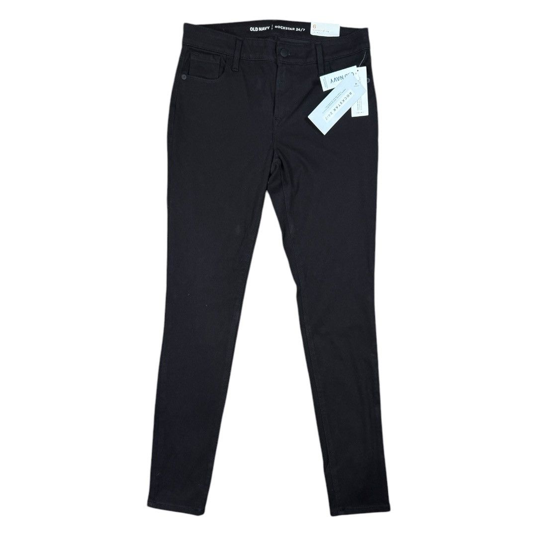 Old Navy Mid-Rise Rockstar Super-Skinny Jeans Size 28" / US 6 / IT 42 - 1 Thumbnail