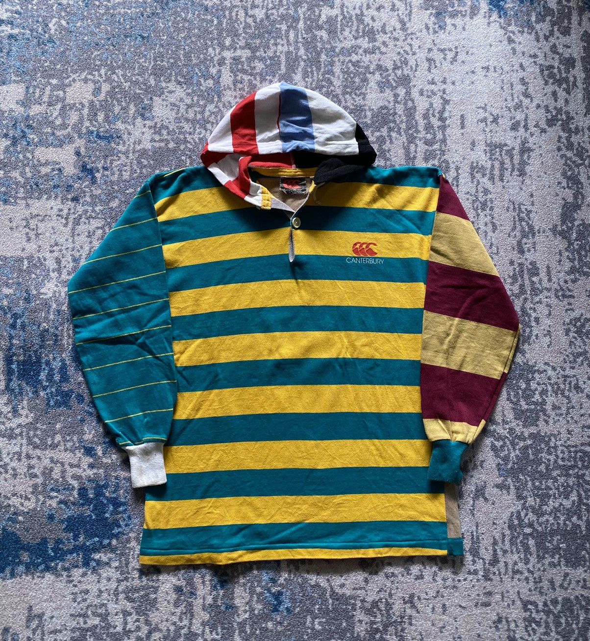 Canterbury of New Zealand × Vintage Vintage Canterbury Rugby With Hoodie Size US M / EU 48-50 / 2 - 1 Thumbnail