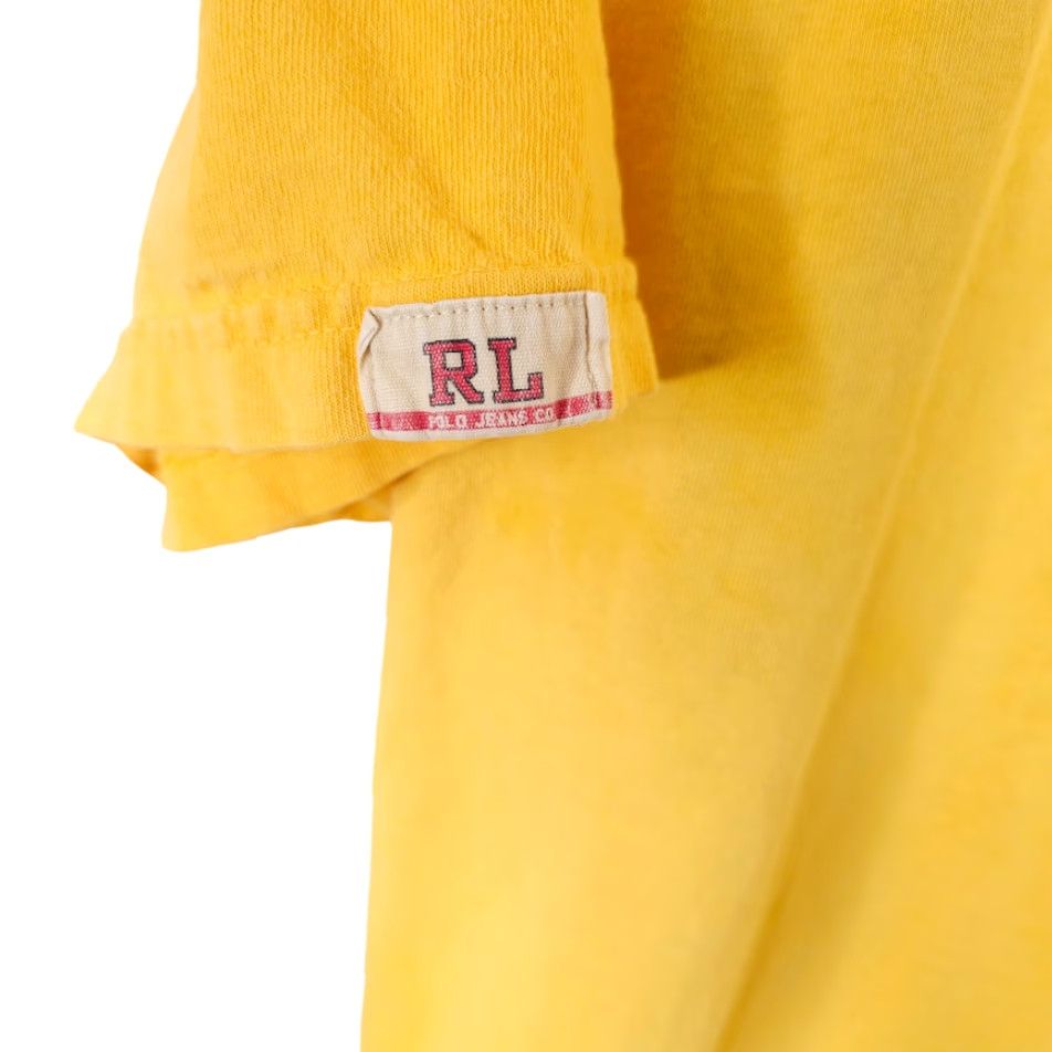 Polo Ralph Lauren VINTAGE Polo Jeans Company T Shirt Mens XL Yellow 90s Y2K Oversized Polo Ralph Lauren Shirt Mens XL Yellow 90s Y2K Size US XL / EU 56 / 4 - 6 Thumbnail