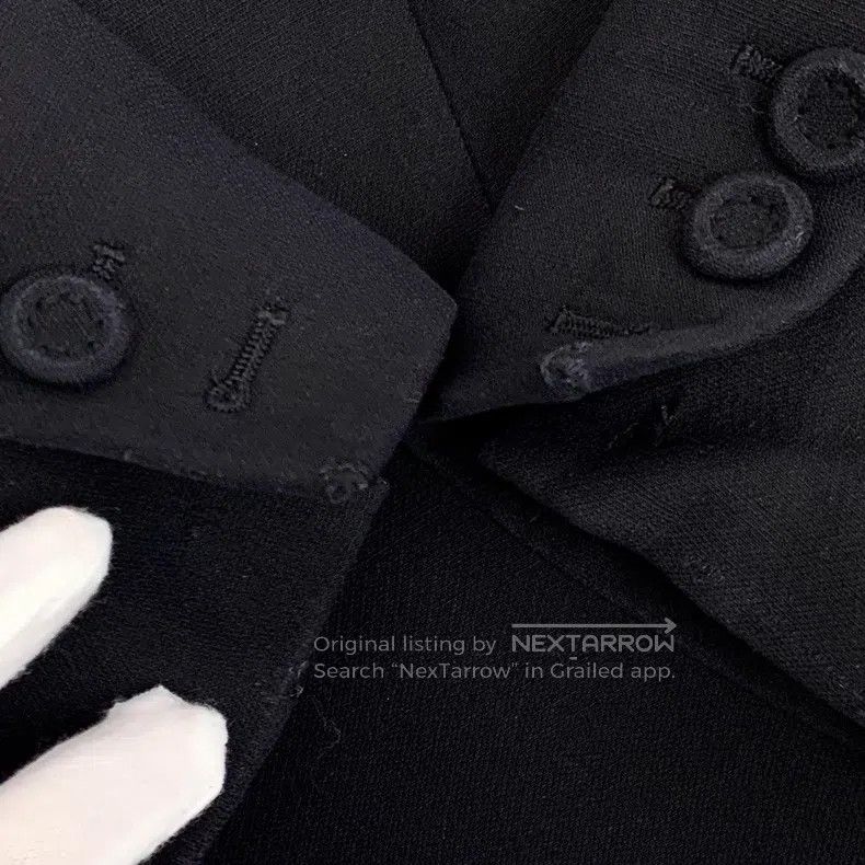 Dior Dior Black wool lapel single-breasted long-sleeved suit ja Size XL / US 12-14 / IT 48-50 - 8 Thumbnail