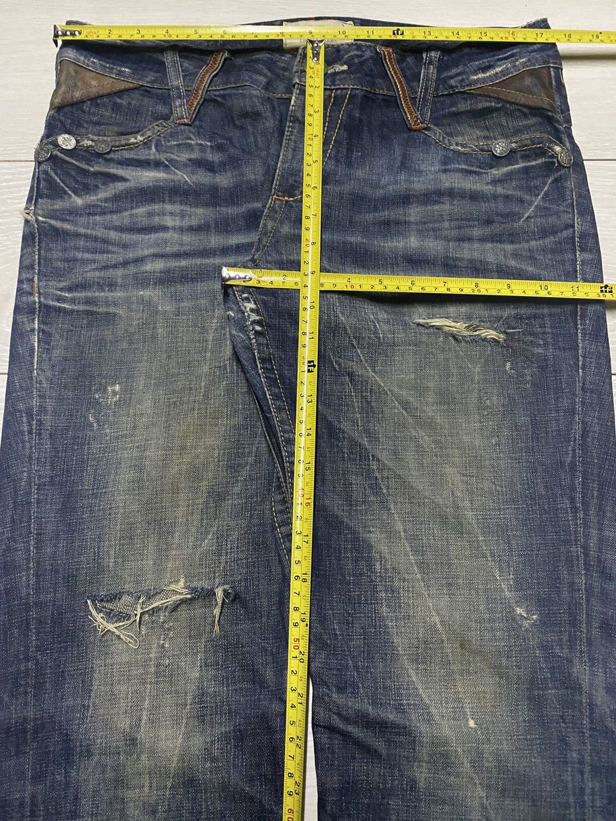 Undercover Japanese Brand Lolita Punk Hybrid Flare Jeans Size US 34 / EU 50 - 17 Thumbnail